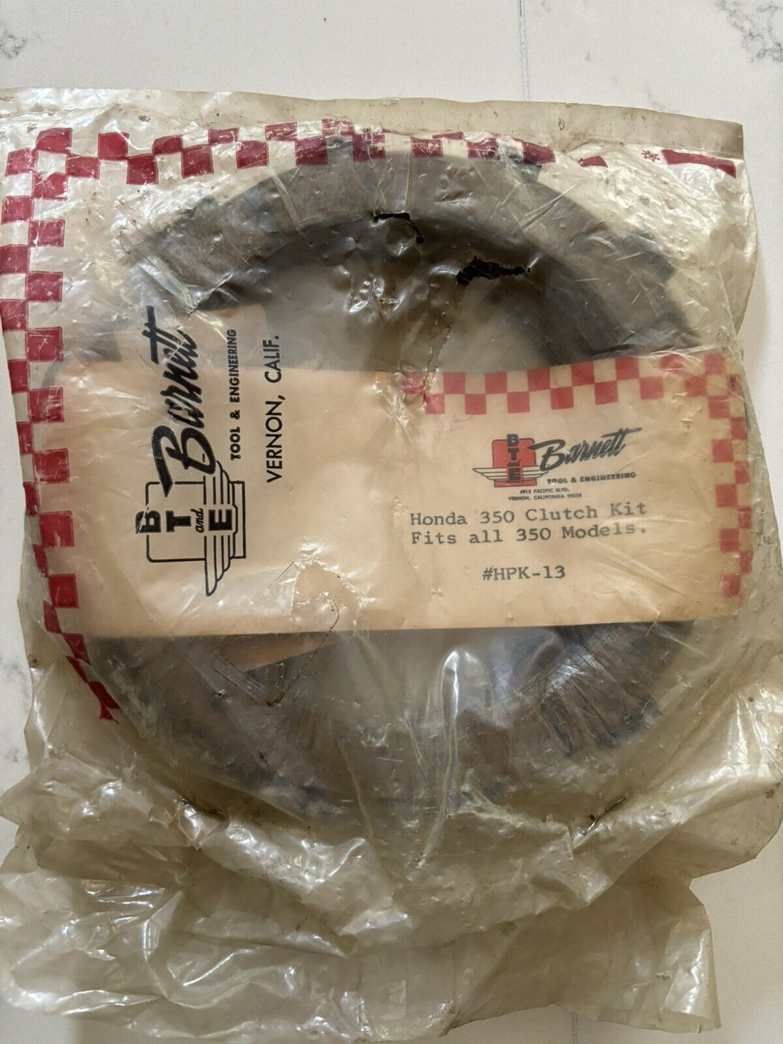 HPK-13 BARNETT HONDA 350CC CLUTCH KIT QTY. 8 NOS