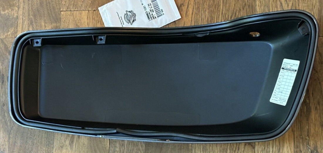 HARLEY-DAVIDSON LEFT & RIGHT GRAY SADDLEBAG COVER LID SET OEM NTO