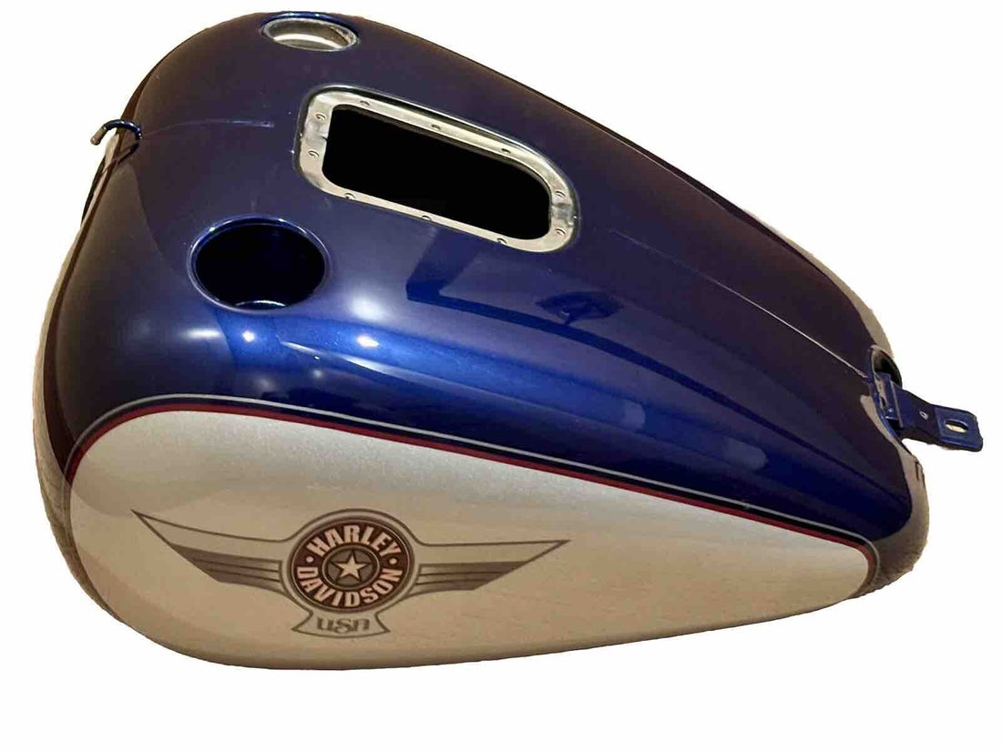 HARLEY-DAVIDSON 2006 FLSTFI COBALT BLUE W/ SILVER GAS TANK OEM