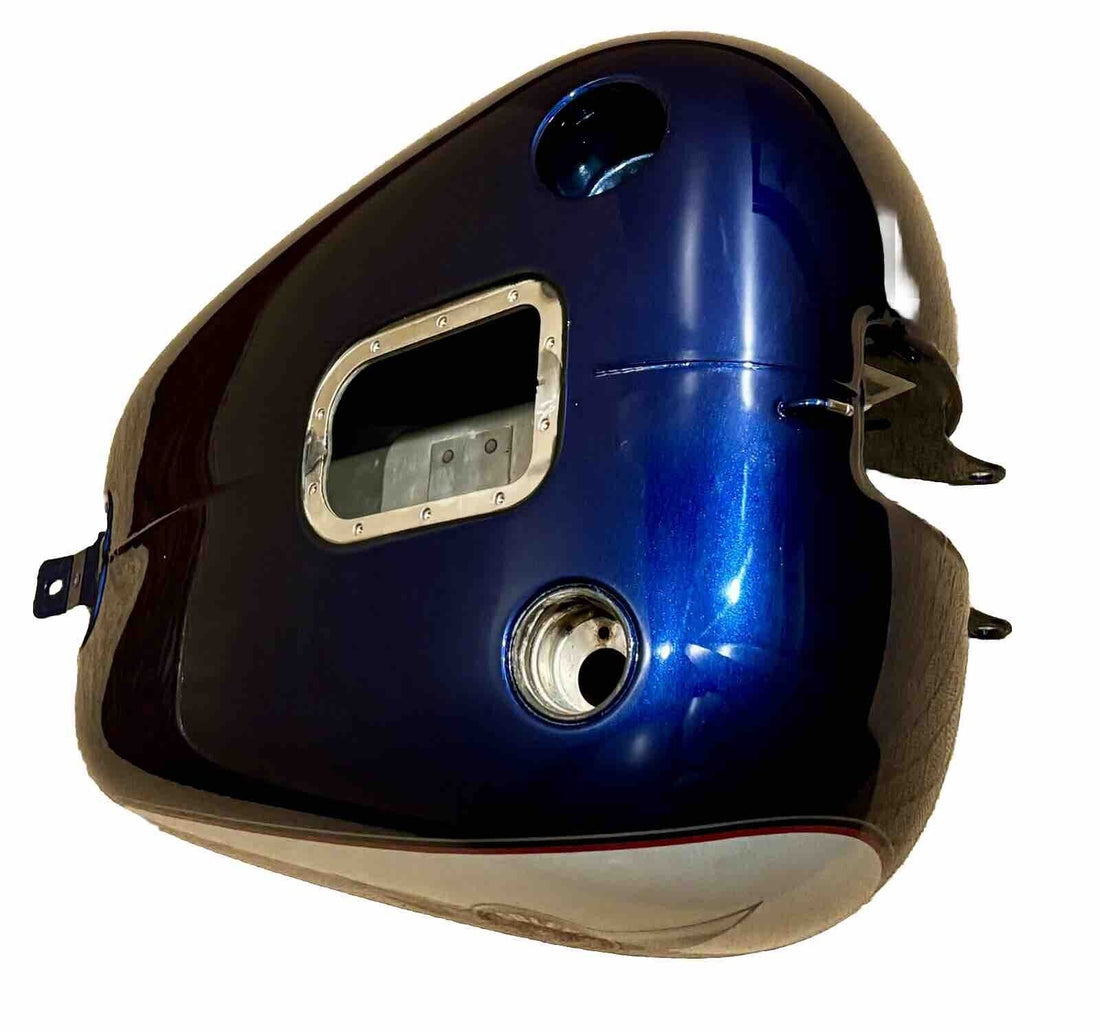 HARLEY-DAVIDSON 2006 FLSTFI COBALT BLUE W/ SILVER GAS TANK OEM