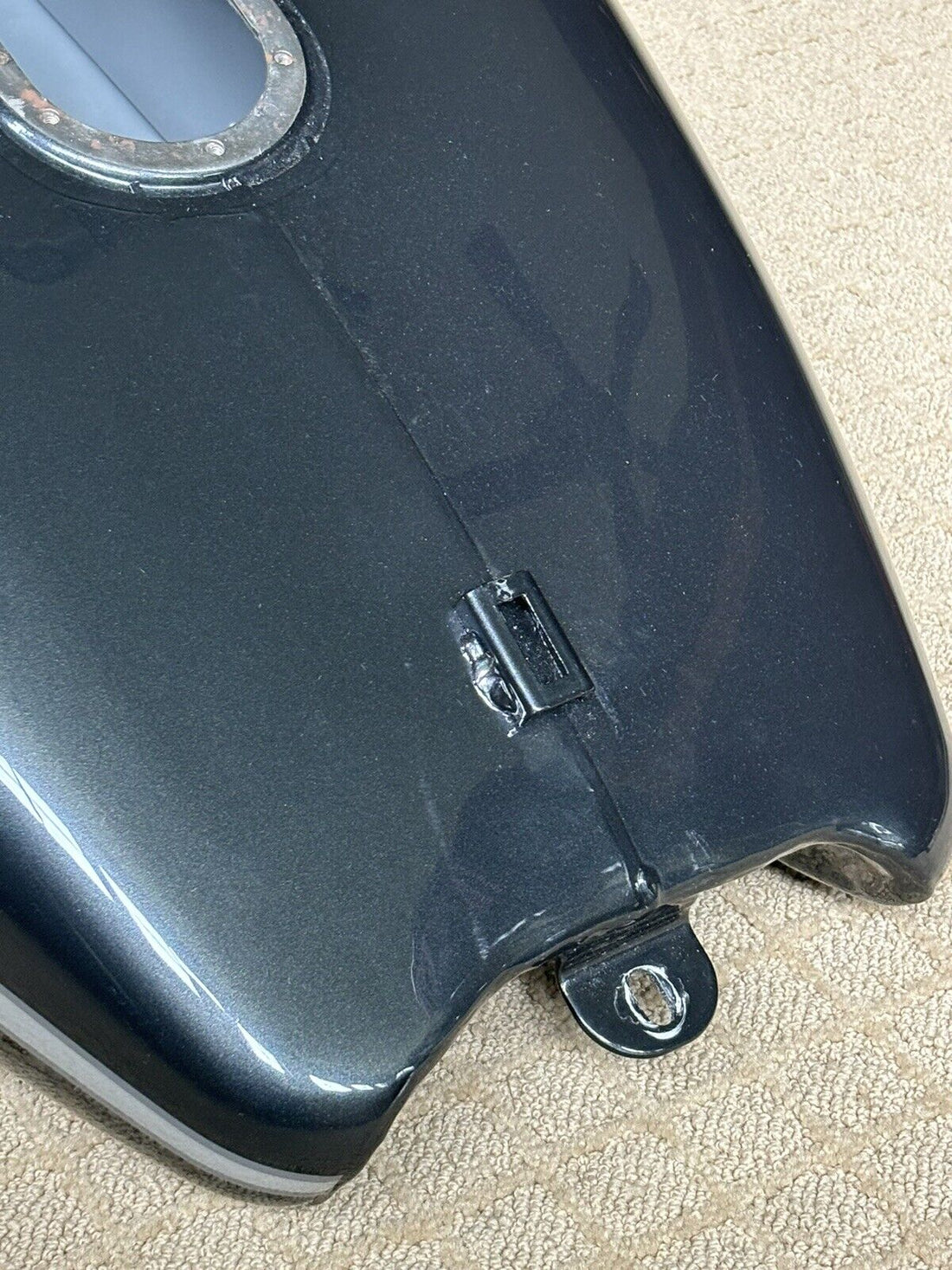 HARLEY-DAVIDSON 2004 FLTRI VIVID BLACK GAS TANK OEM