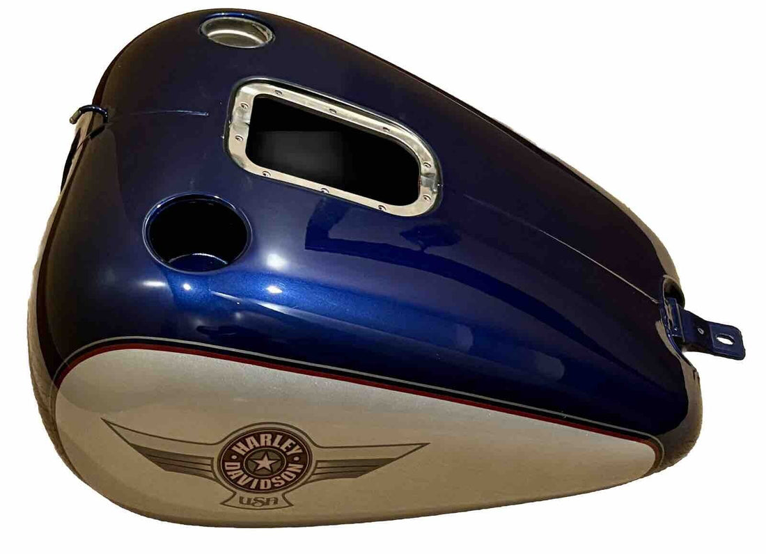 HARLEY-DAVIDSON 2006 FLSTFI COBALT BLUE W/ SILVER GAS TANK OEM