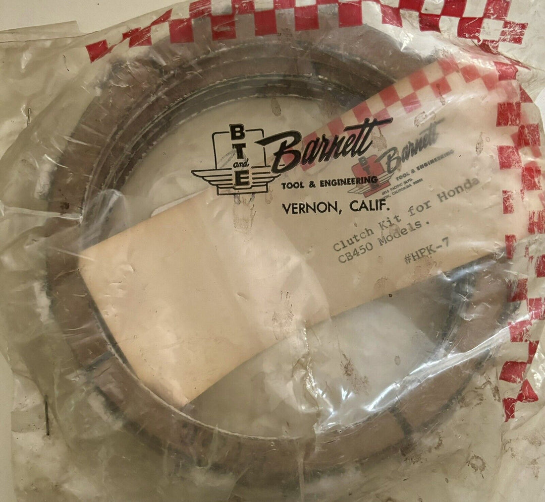 HPK-7 BARNETT HONDA CB450 CLUTCH KIT QTY. 7 NOS