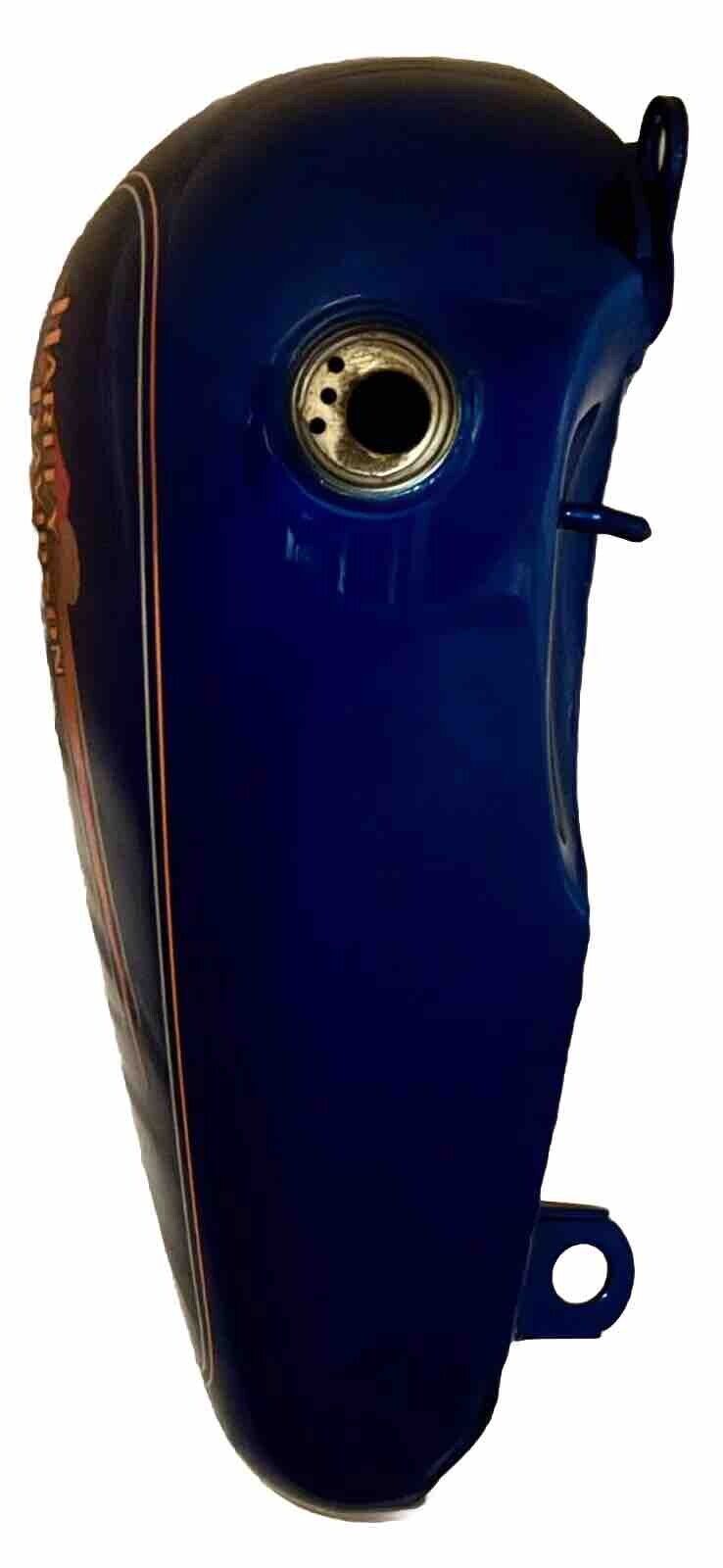 61427-92VT HARLEY-DAVIDSON 1992 FLSTF RIGHT SAPPHIRE GAS TANK