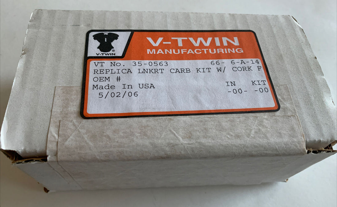 35-0563 V-TWIN REPLICA LINKERT CARBURETOR OVERHAUL KIT WCORK 1941-1965 FL & 1941-1948 UL