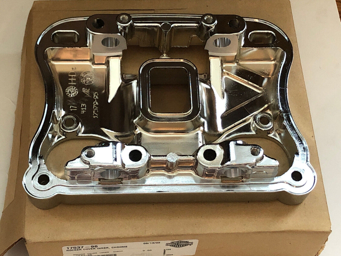 17537-96 HARLEY-DAVIDSON 1996-LATER SPORTSTER CHROME INNER ROCKER COVER
