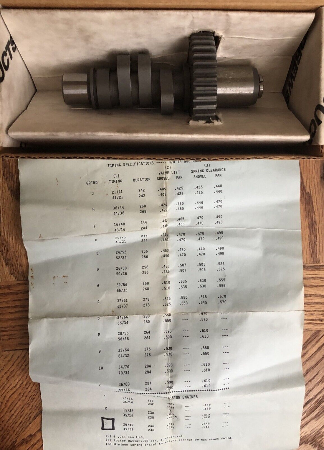 ANDREWS HARLEY-DAVIDSON CAM  #3