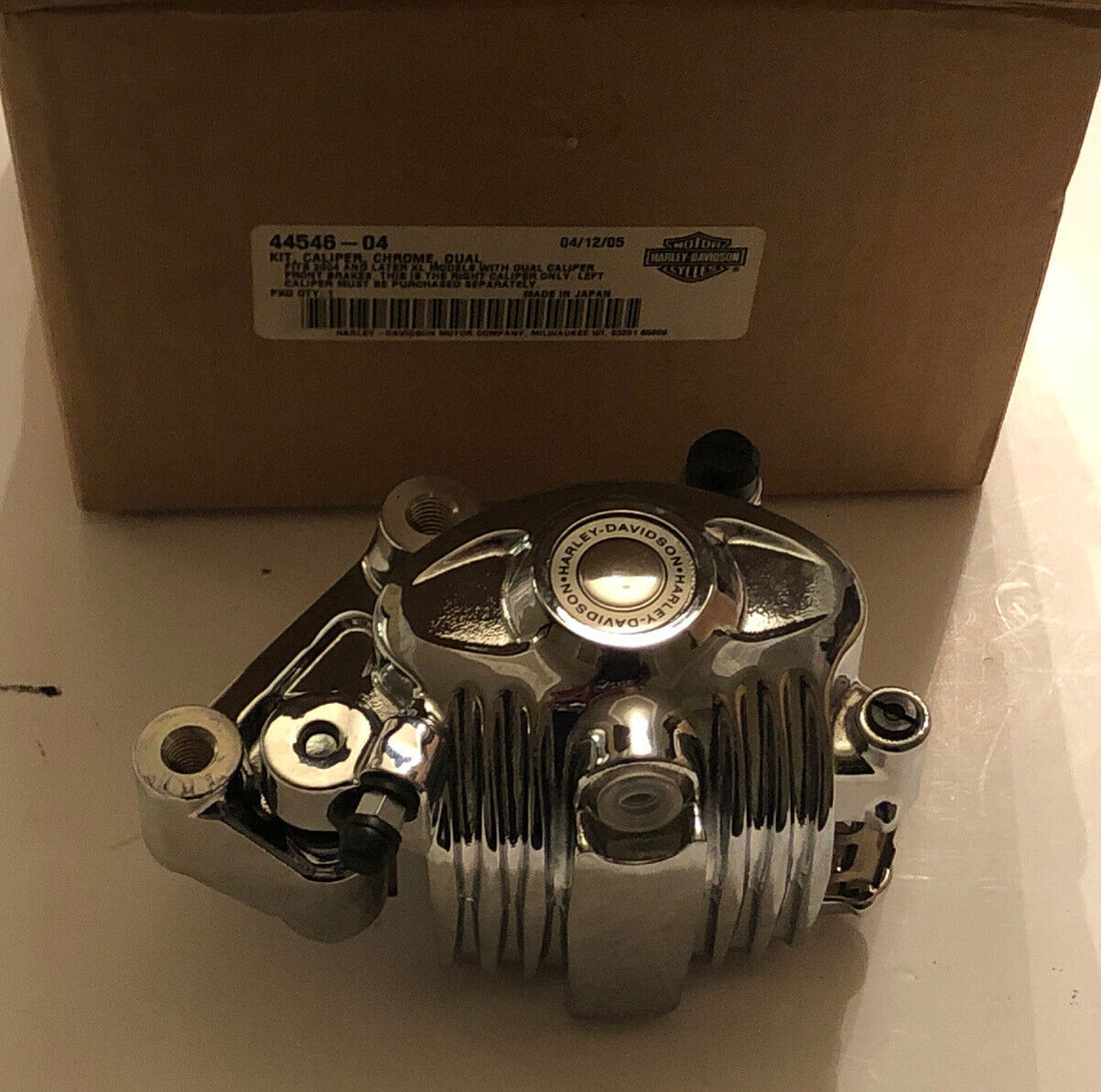 44546-04 HARLEY-DAVIDSON 2004-LATER SPORTSTER CHROME FRONT RIGHT BRAKE CALIPER
