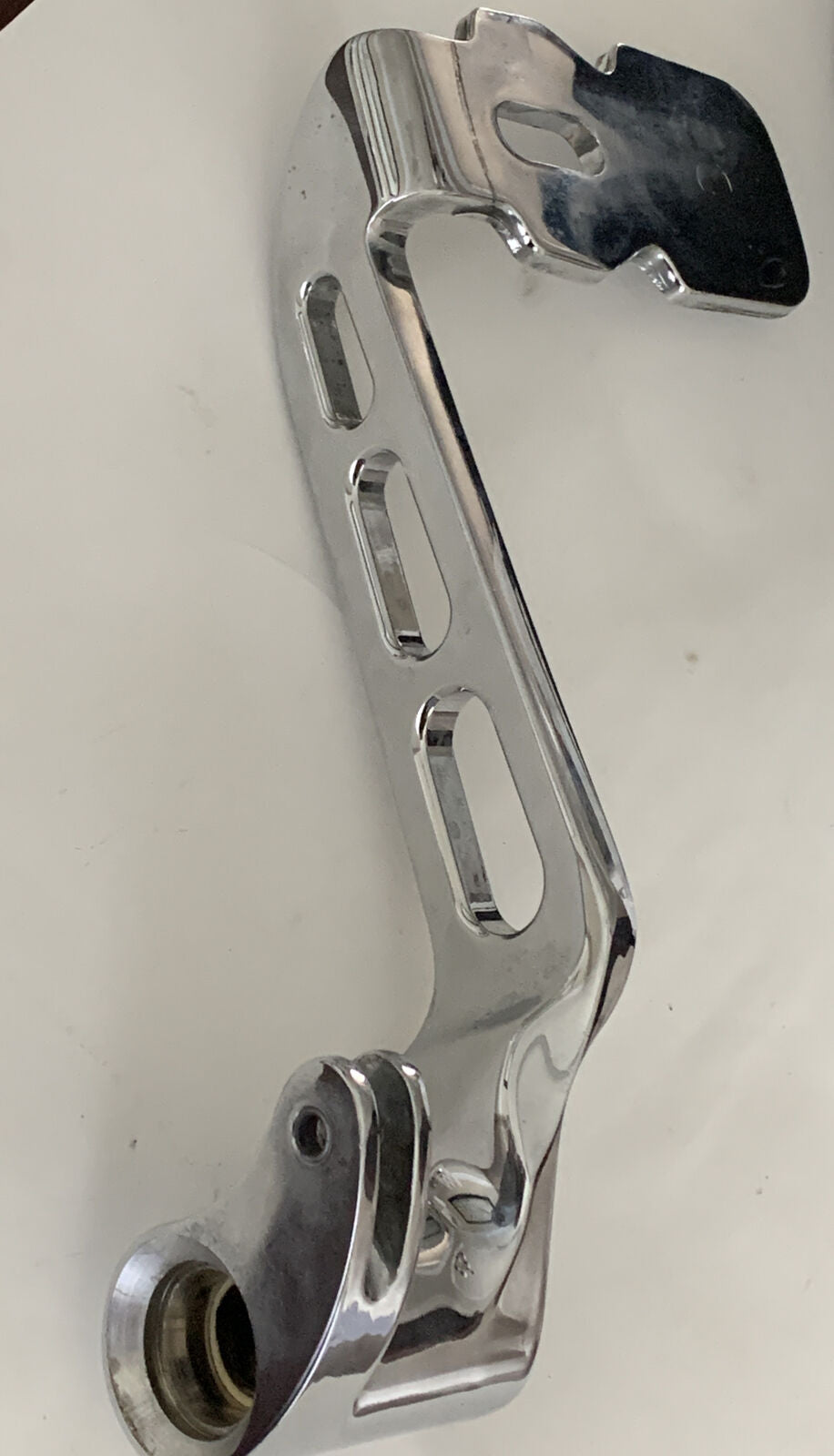 HARLEY-DAVIDSON TOURING MODEL CHROME ALUMINUM REAR BRAKE LEVER FOOT PEDAL