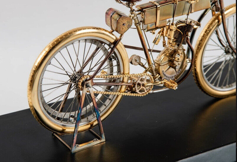 HARLEY-DAVIDSON 100TH ANNIVERSARY SILVER GOLD SERIAL ONE REPLICA COLLECTIBLE 247