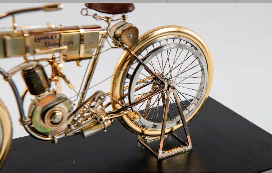 HARLEY-DAVIDSON 100TH ANNIVERSARY SILVER GOLD SERIAL ONE REPLICA COLLECTIBLE 247