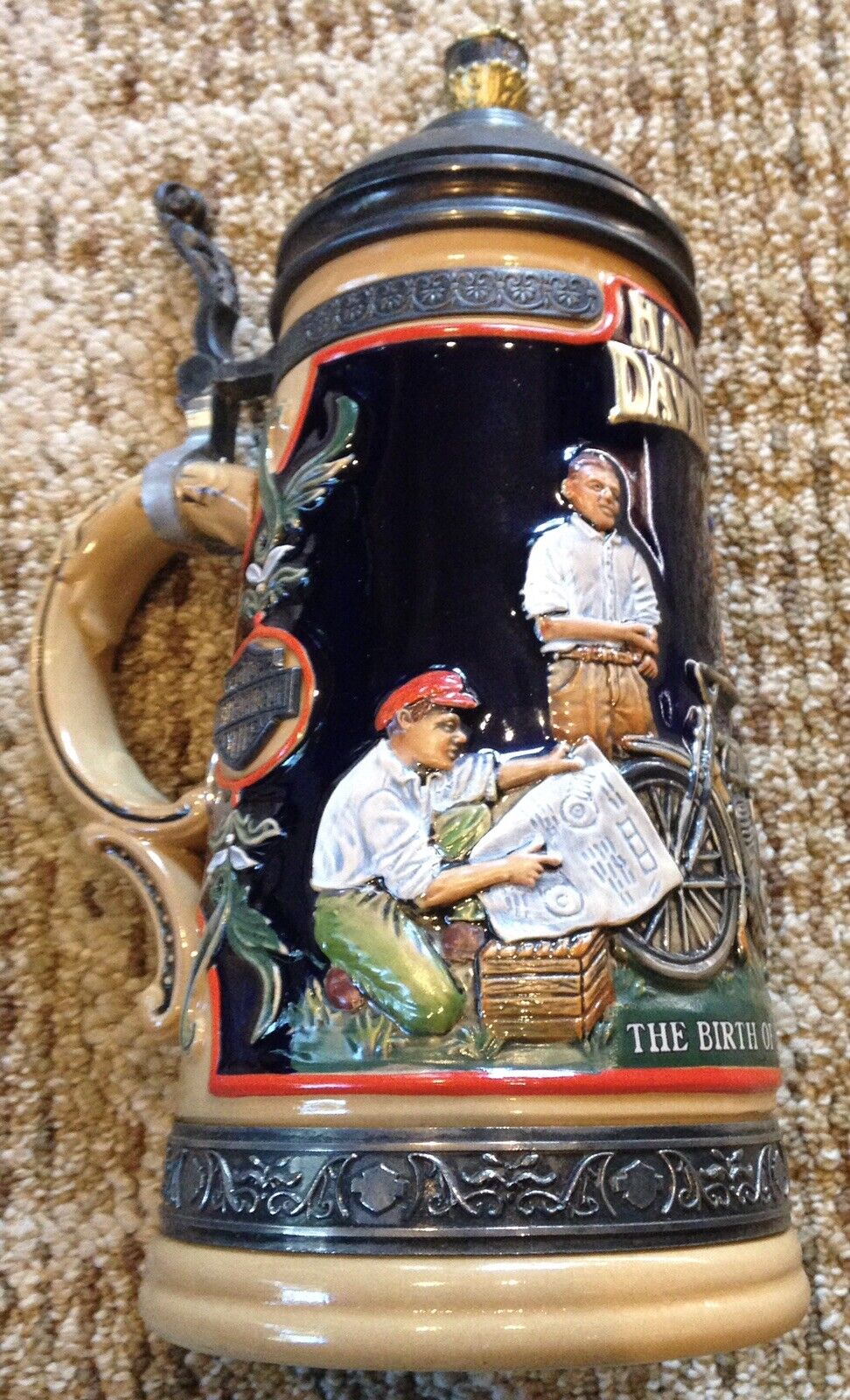 99712-94Z HARLEY-DAVIDSON 1ST DECADE SIGNATURE 10” STEIN