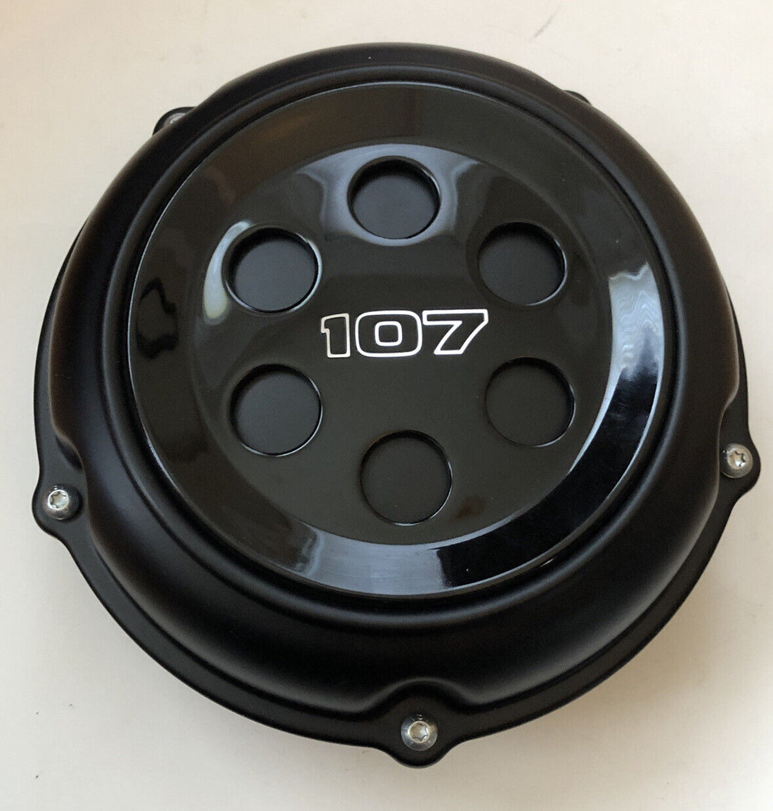HARLEY-DAVIDSON BLACK 107'' AIR CLEANER COVER STREET BOB MILWAUKEE 8 SOFTAIL M8