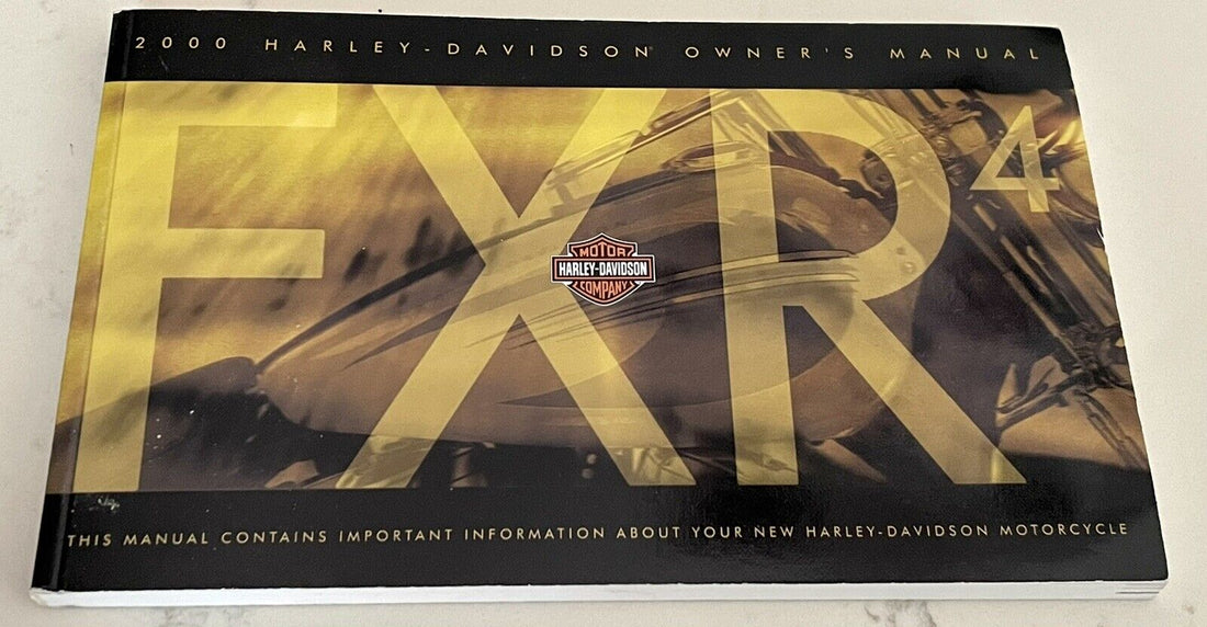 99569-00 HARLEY-DAVIDSON 2000 FXR4 FXR  FXRT FXRP OWNERS MANUAL