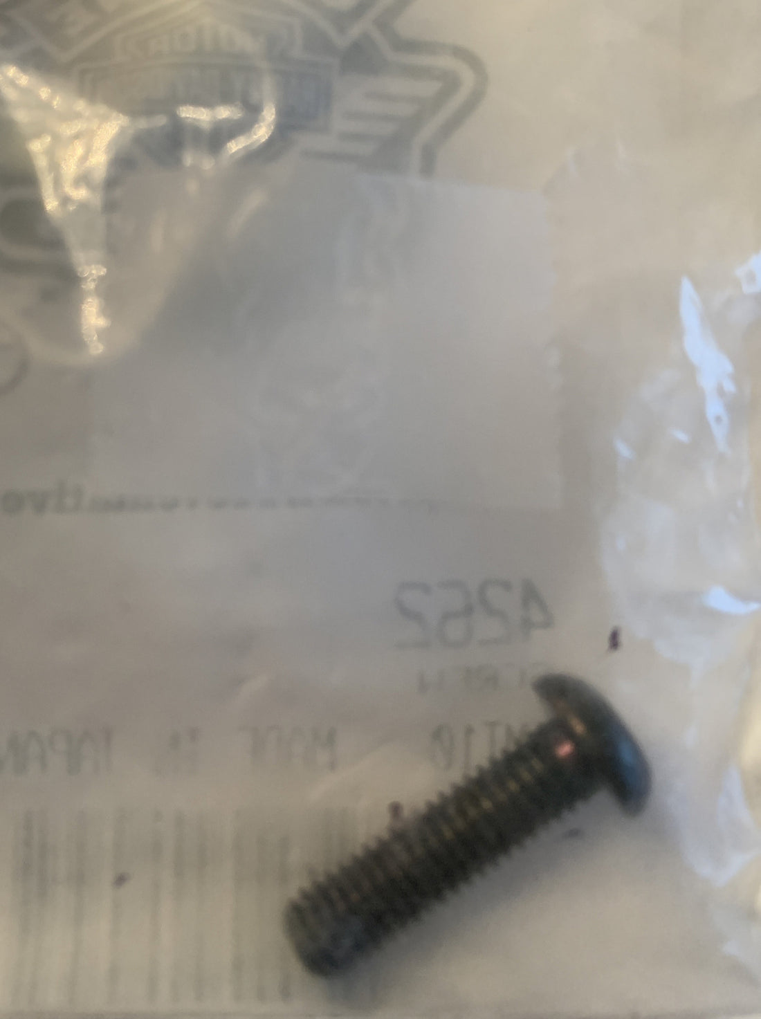 
  
  4262    HARLEY-DAVIDSON       BLACK SCREW      OEM NOS
  
