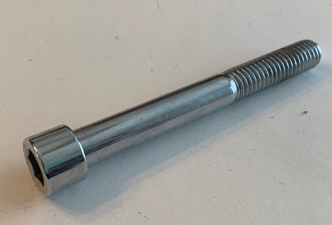 
  
  HARLEY-DAVIDSON CHROME POLISHED ALLEN BOLT NO KNURLS   3/8 - 16 X 3 1/8”
  
