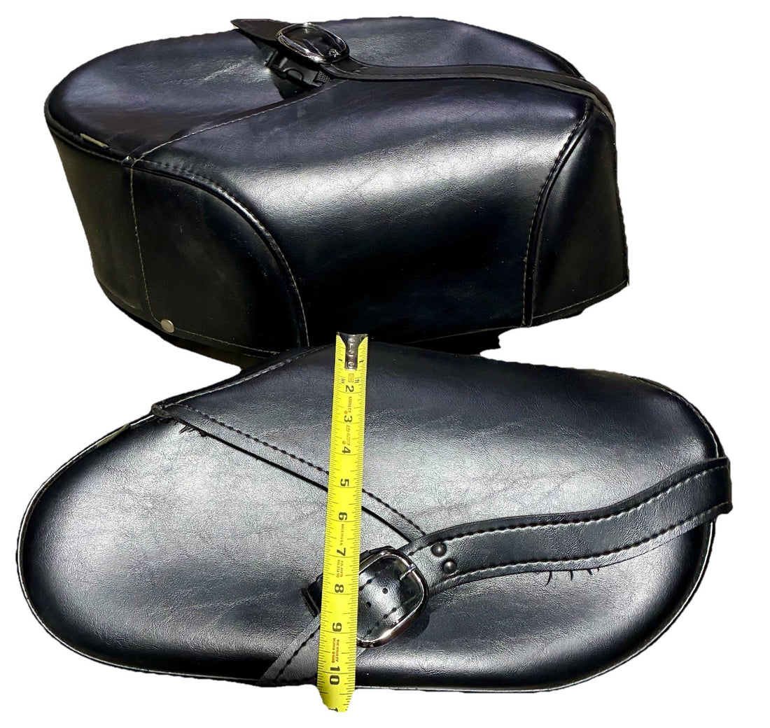 
  
  UNIVERSAL VINTAGE AFTERMARKET SADDLEBAGS FX FXR SHOVELHEAD EARLY SOFTAIL HARLEY
  
