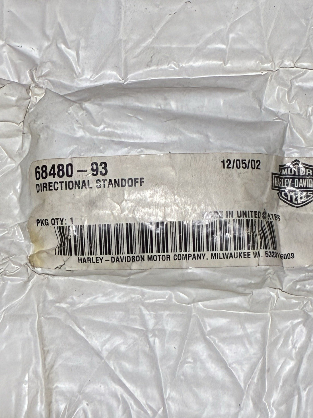 
  
  68480-93 HARLEY 94-01 SPORTSTER 93-01 DYNA 2000-01 SOFTAIL TURN SIGNAL STANDOFF
  
