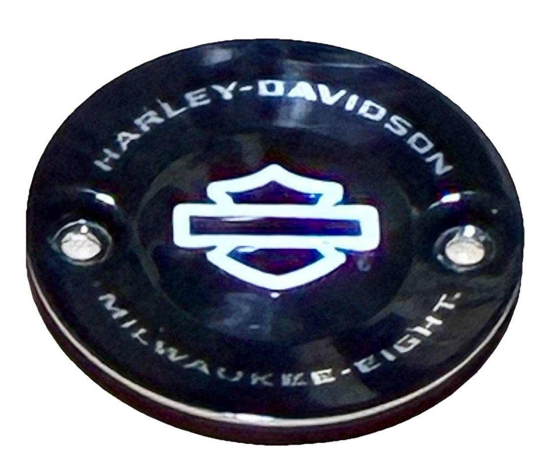 
  
  25600078 HARLEY-DAVIDSON BLACK MILWAUKEE EIGHT  TIMER COVER OEM
  
