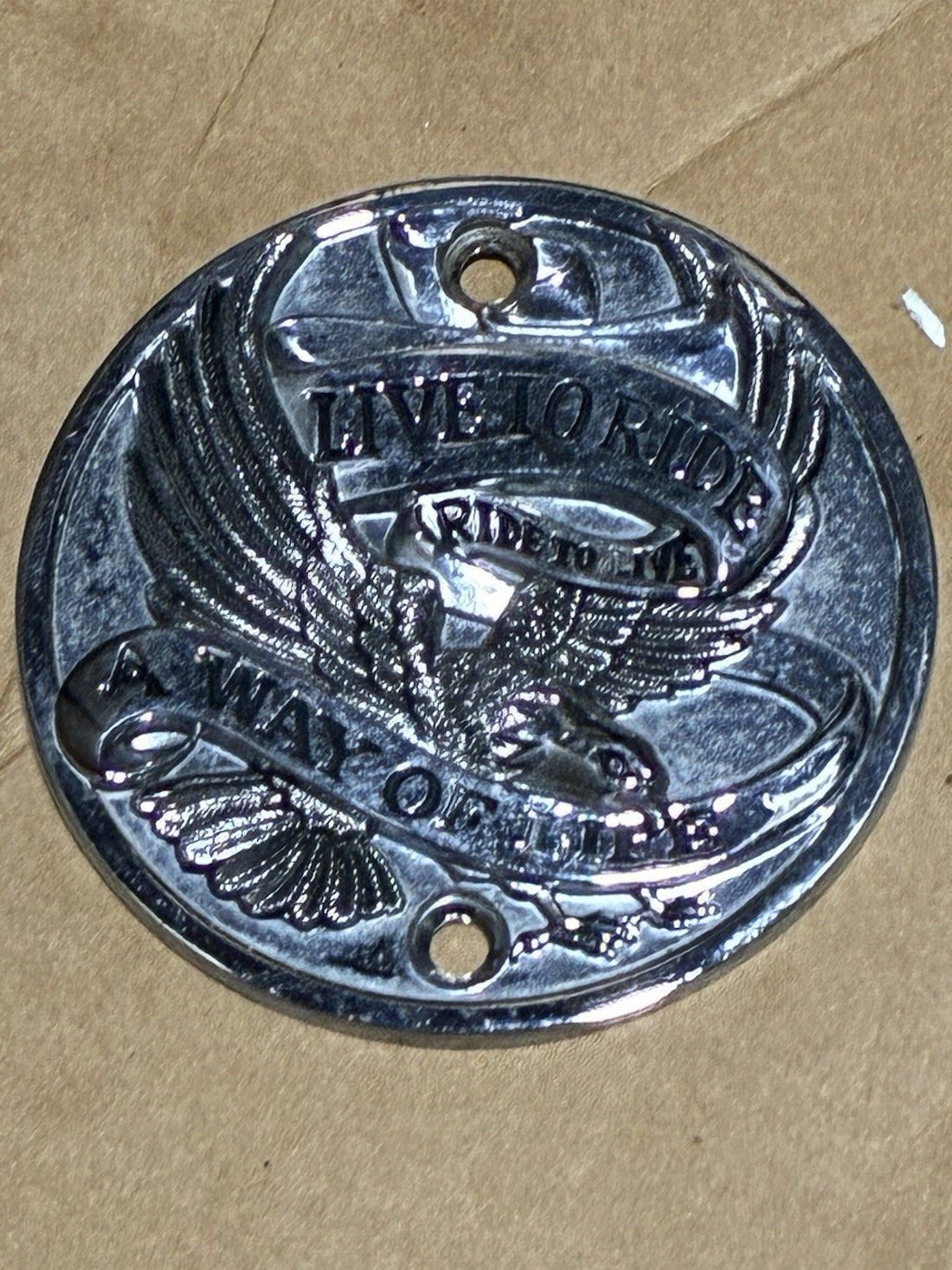 
  
  HARLEY-DAVIDSON LIVE TO RIDE TIMING  COVER EAGLE IRON 2 HOLE 3