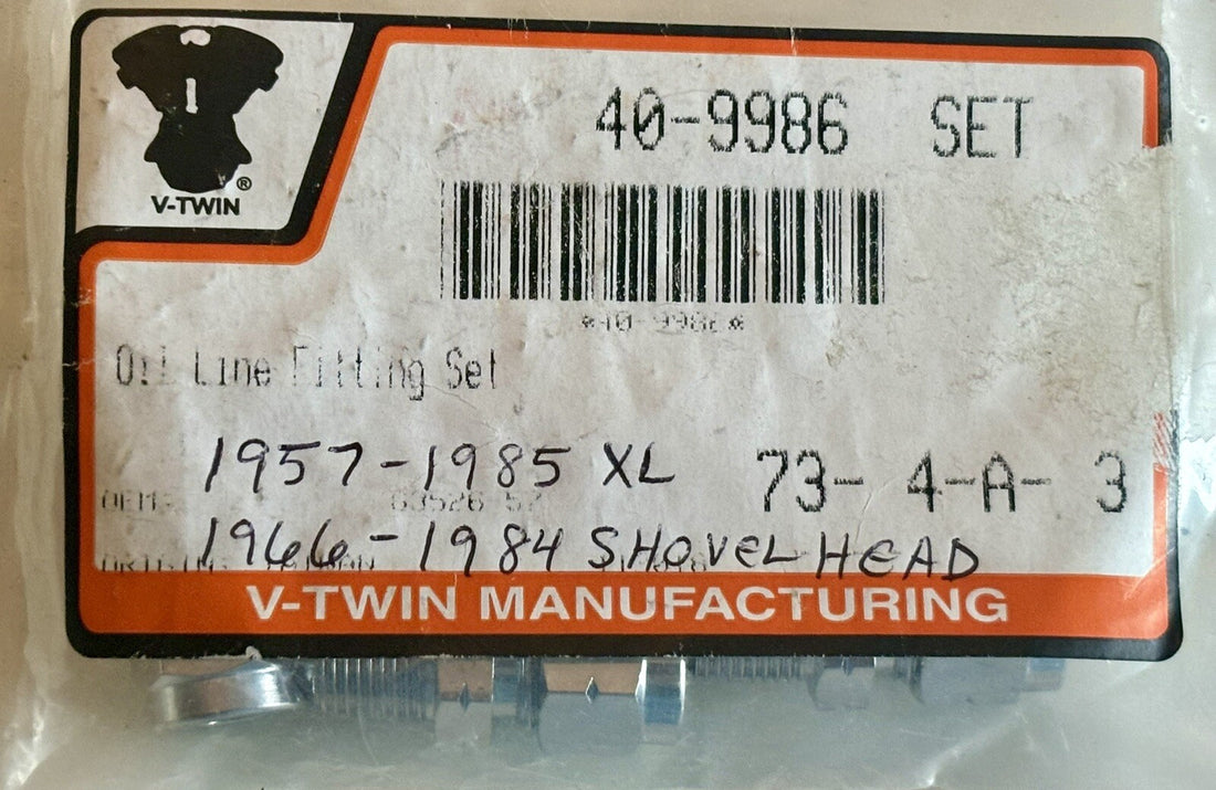 
  
  40-9986 V-TWIN 57-85 XL 66-84 SHOVELHEAD CHROME ROCKER BOX OIL FITTING 4 PACK
  
