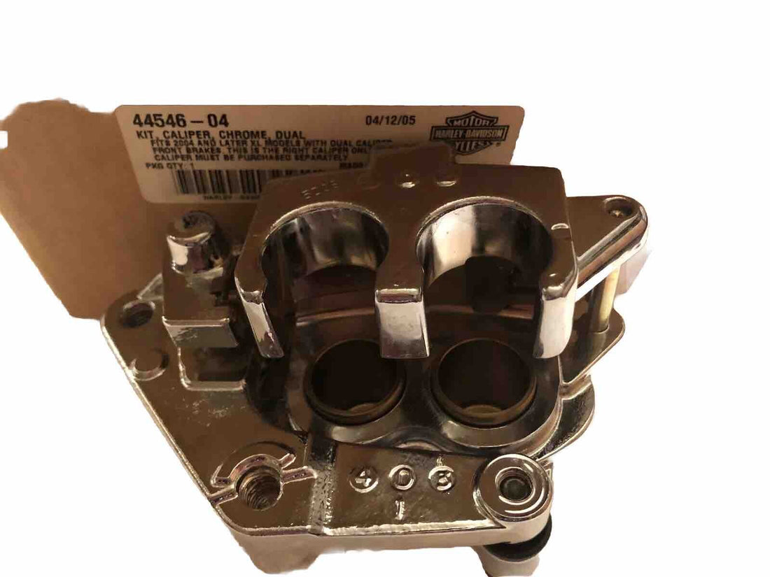 
  
  44546-04 HARLEY-DAVIDSON 2004-UP SPORTSTER  CHROME FRONT RIGHT BRAKE CALIPER
  
