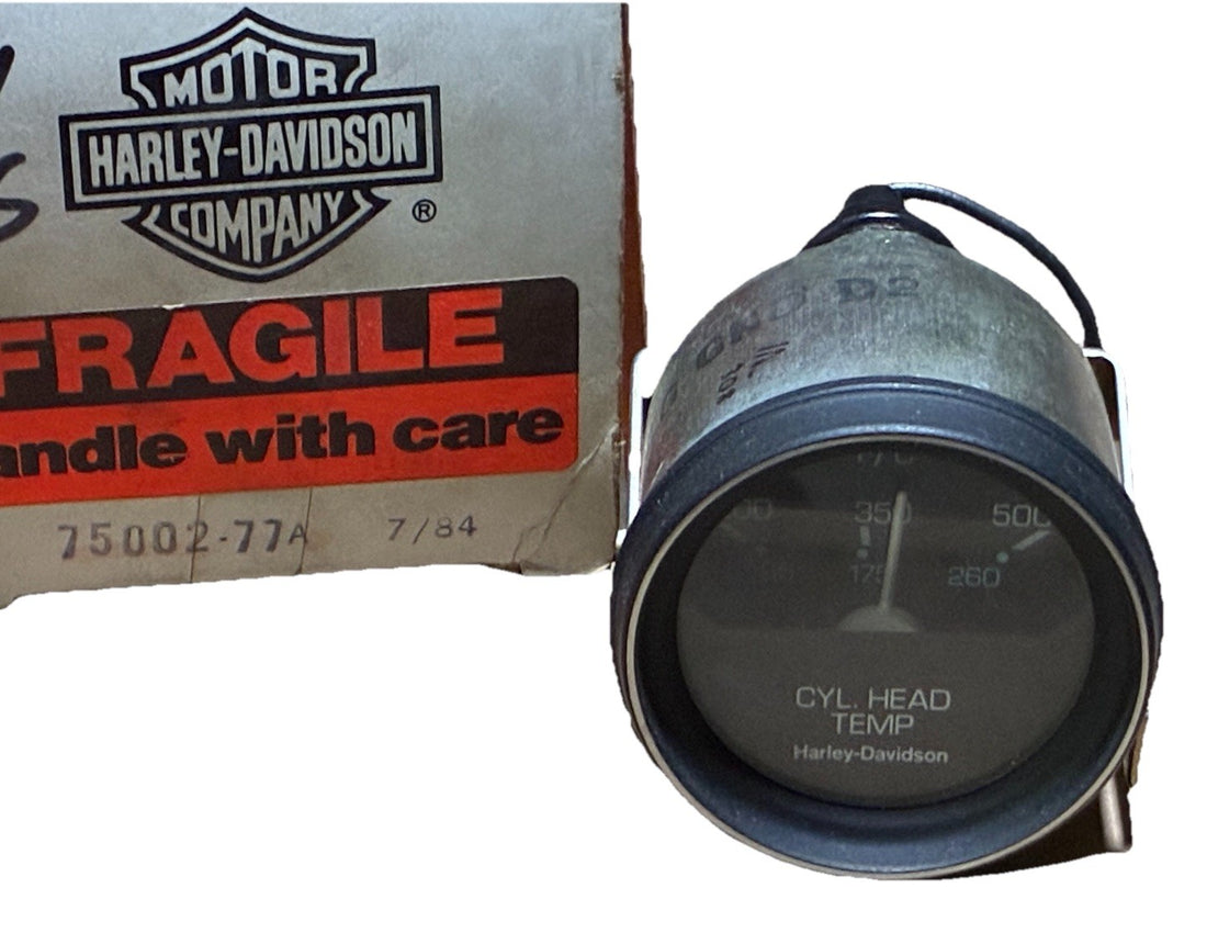 
  
  75002-77 HARLEY-DAVIDSON 1977-1981 SPORTSTER TEMPERATURE GAUGE OEM NOS
  
