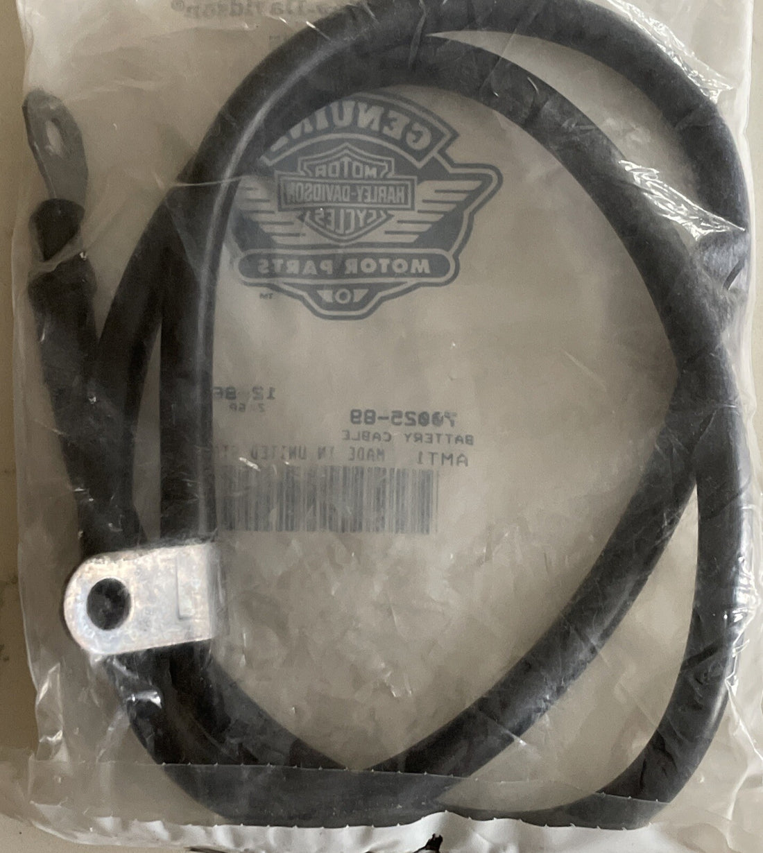 
  
  70025-89 HARLEY-DAVIDSON EVOLUTION  FLHTP POLICE BATTERY CABLE NOS OEM
  
