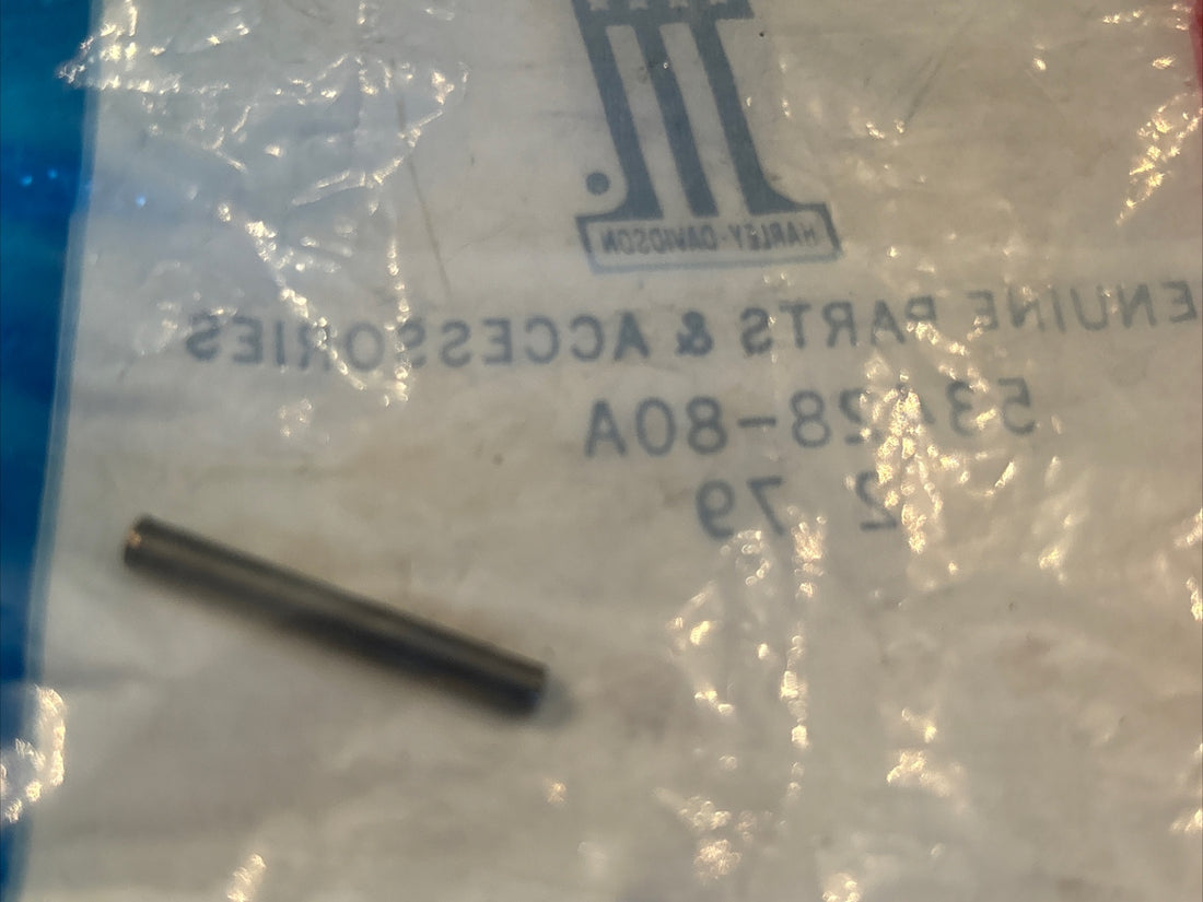 
  
  53428-80A HARLEY-DAVIDSON PANHEAD SHOVELHEAD LUGGAGE BOX HINGE PIN OEM NOS
  
