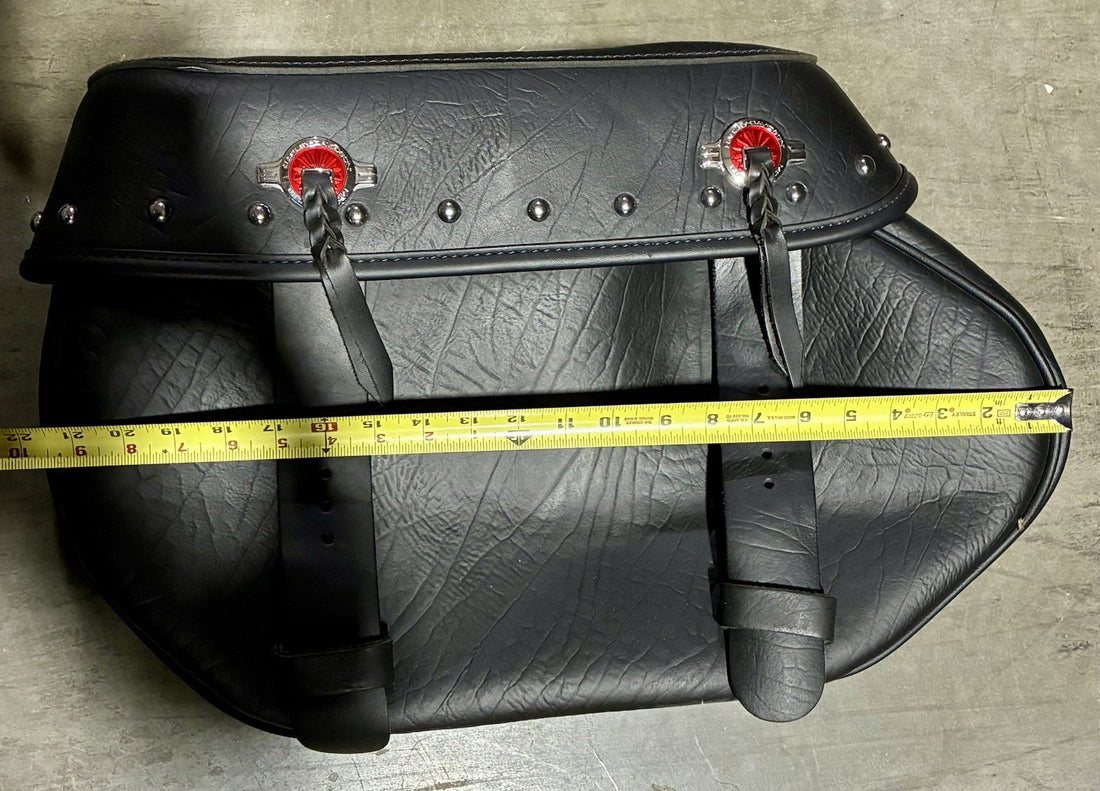 
  
  HARLEY-DAVIDSON 2000-2017 HERITAGE SOFTAIL FATBOY RED CONCHO SADDLEBAGS
  
