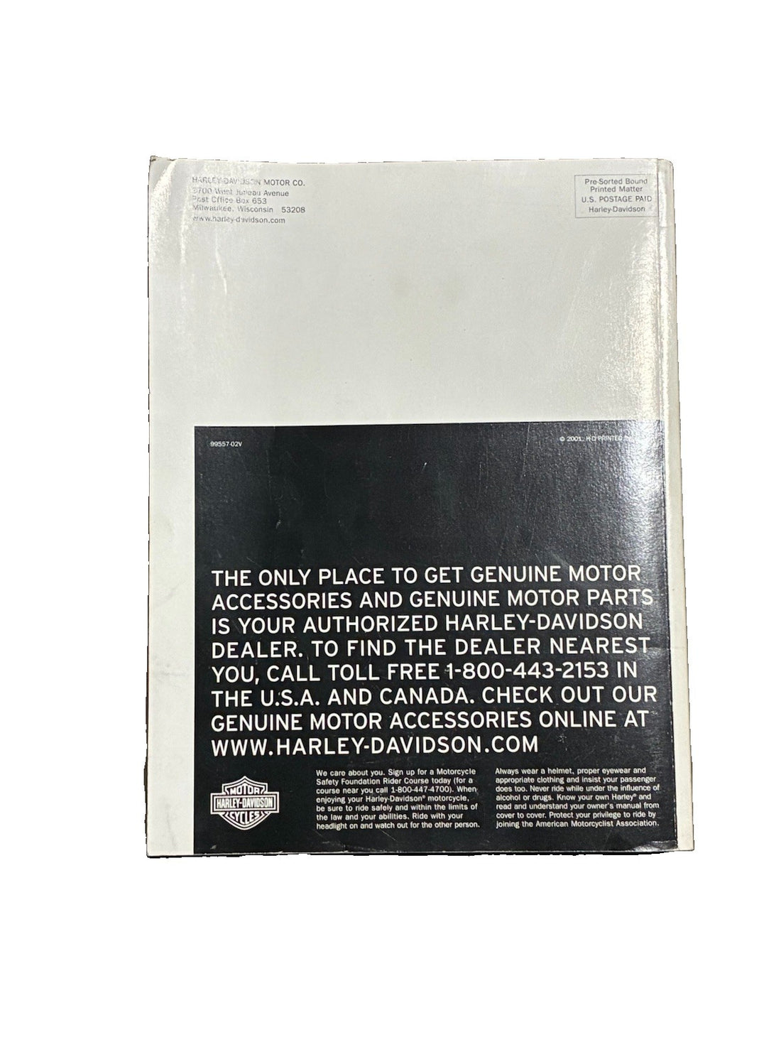 
  
  99557-02V HARLEY-DAVIDSON 2002 MOTOR GENUINE ACCESSORIES & MOTOR PARTS CATALOG
  
