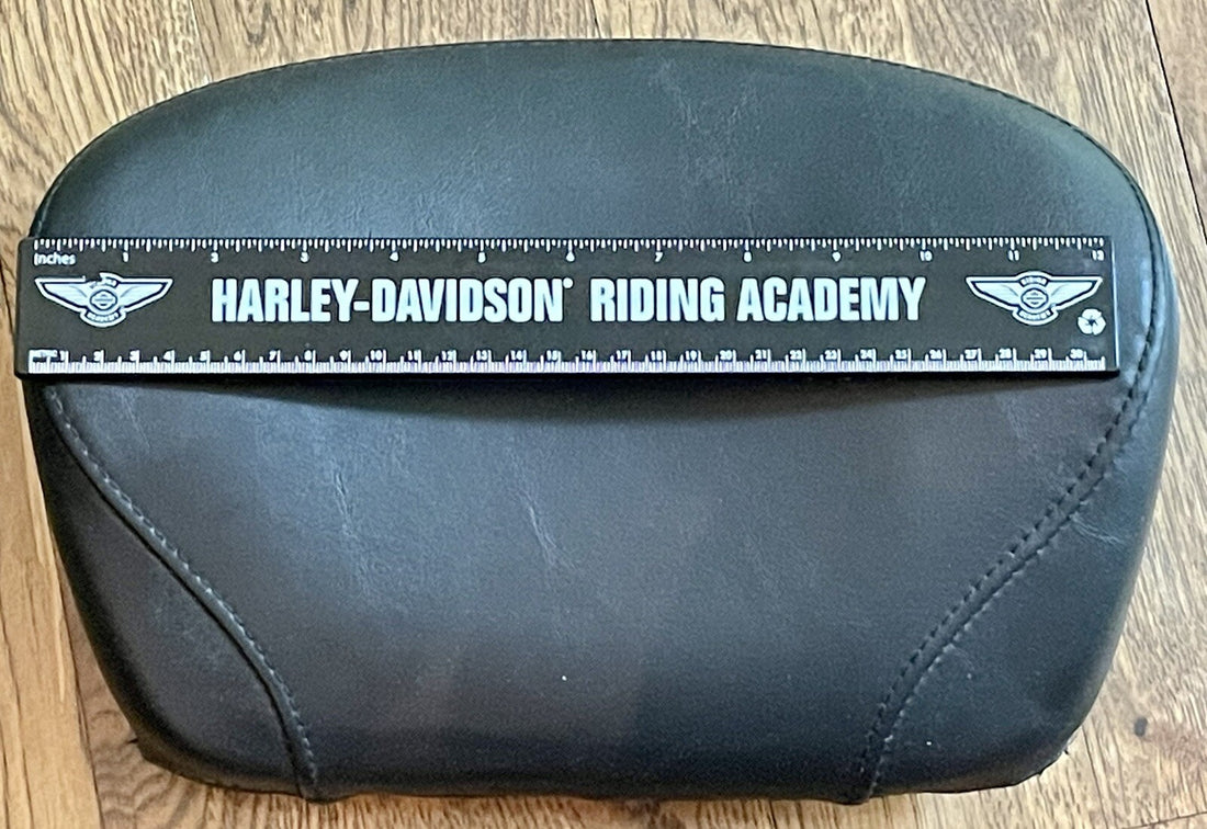 
  
  HARLEY PASSENGER BACKREST SISSY BAR PAD STITCH SOFTAIL DYNA SPORTSTER BACK REST
  
