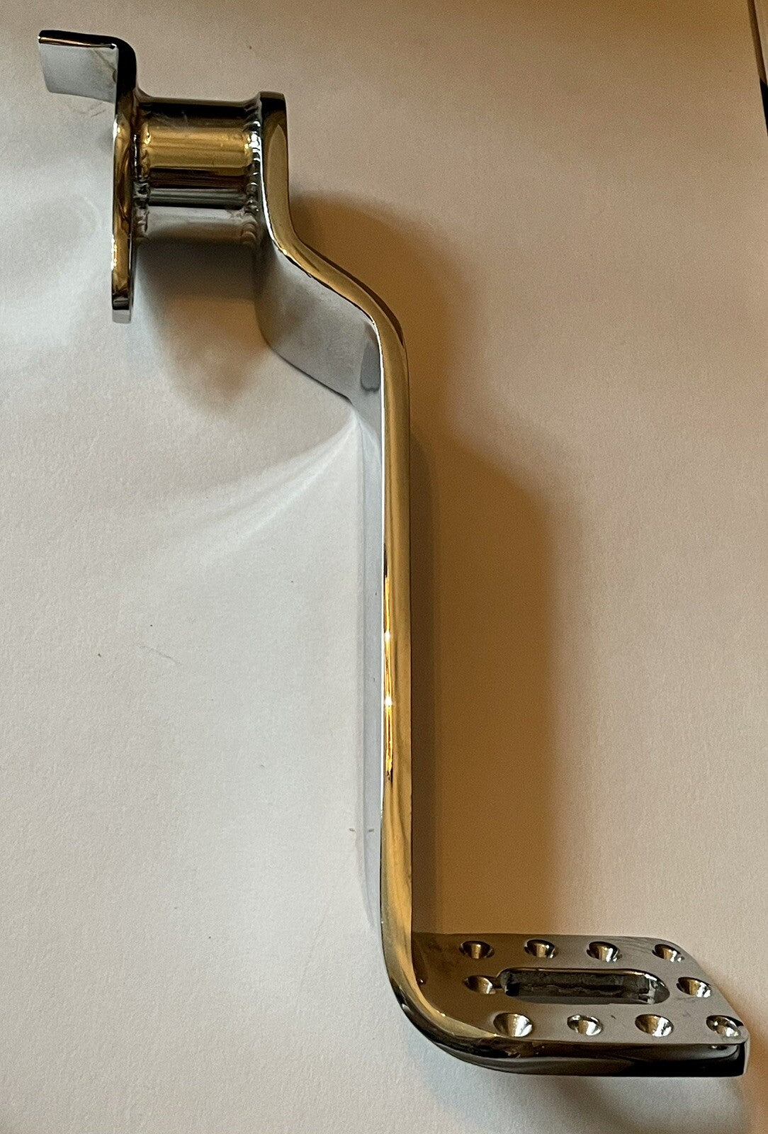 
  
  23-0103 1970-E79 FLH BIG TWIN CHROME REAR BRAKE PEDAL REPLACES HARLEY 42402-73A
  

