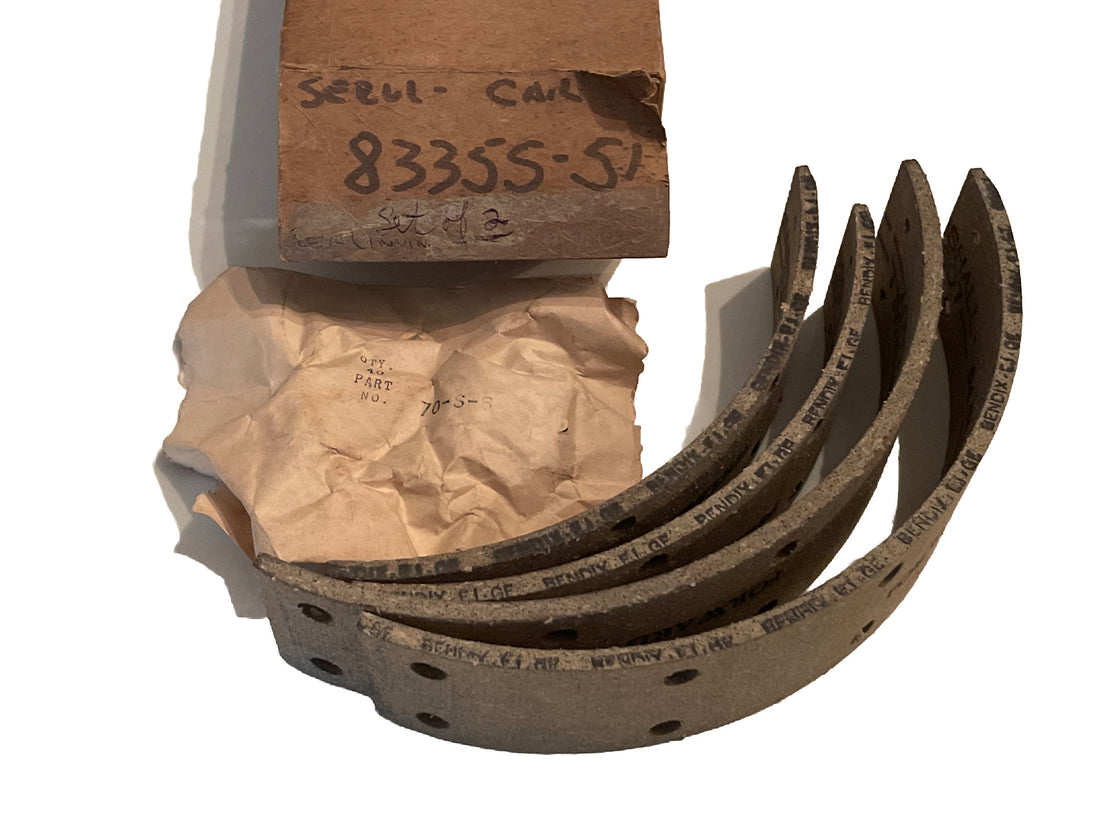 
  
  83355-51 HARLEY-DAVIDSON 1951-1973 SERVI CAR BRAKE SHOE LINING OEM NOS
  
