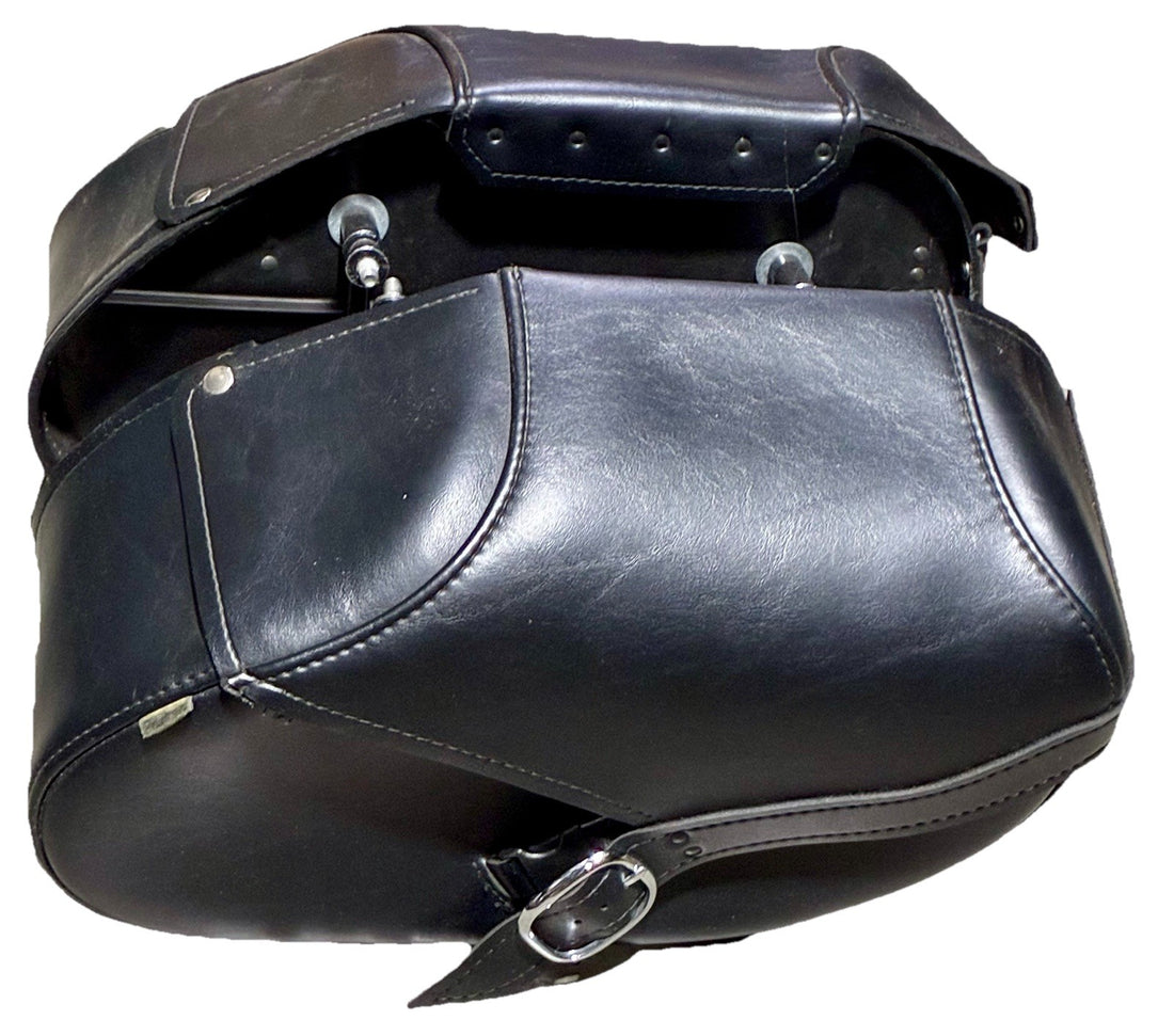 
  
  UNIVERSAL VINTAGE AFTERMARKET SADDLEBAGS FX FXR SHOVELHEAD EARLY SOFTAIL HARLEY
  
