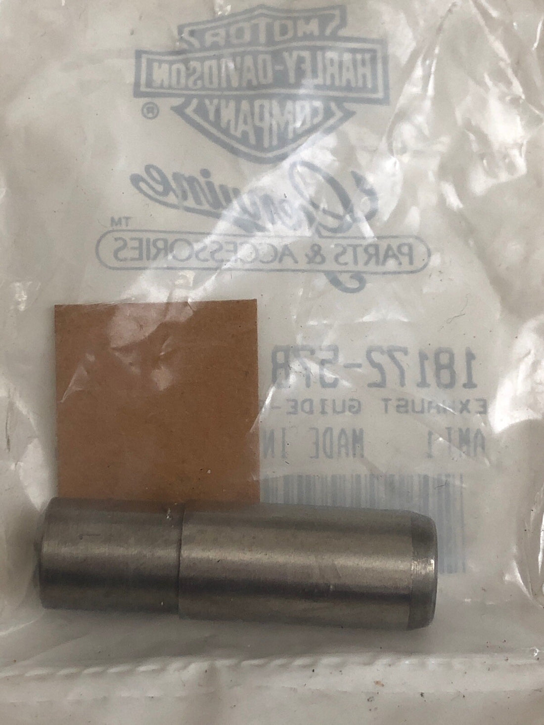 
  
  18172-57B   HARLEY-DAVIDSON  1957-1982 SPORTSTER   EXHAUST GUIDE  +.002     NOS 
  
