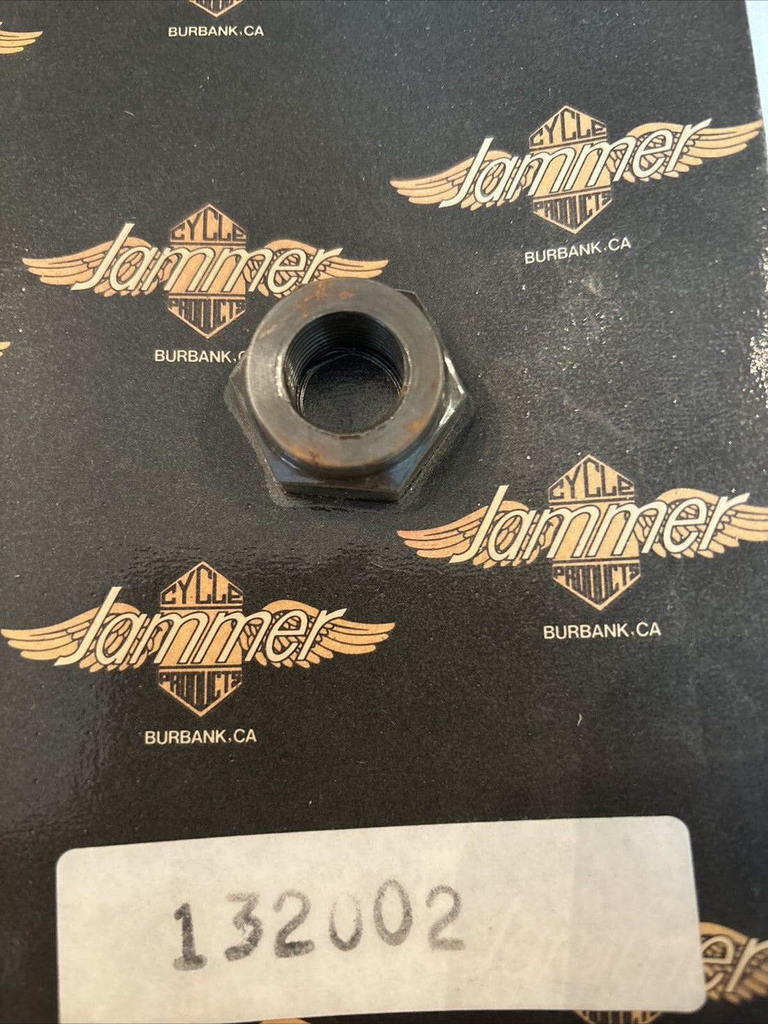 132002 JAMMER SPROCKET SHAFT NUT 1930-1954 BIG TWIN HARLEY NOS