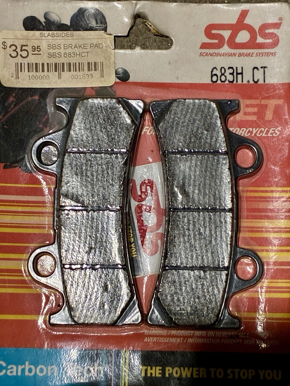 
  
  683HCT SBC YAMAHA TRIUMPH BRAKE PADS NOS
  

