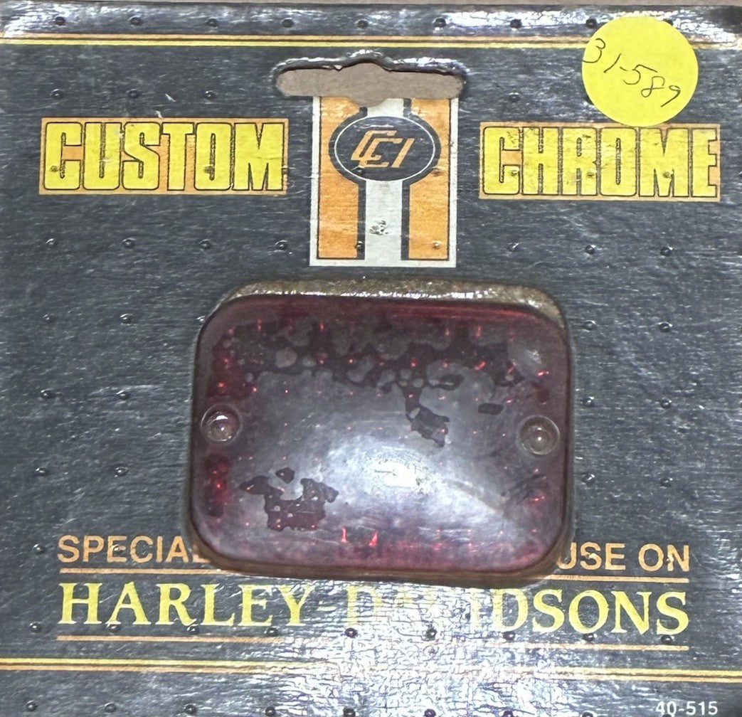 
  
  31-587 CUSTOM CHROME REAR MINI BARON MARKER LENS FOR HARLEY-DAVIDSON NOS
  
