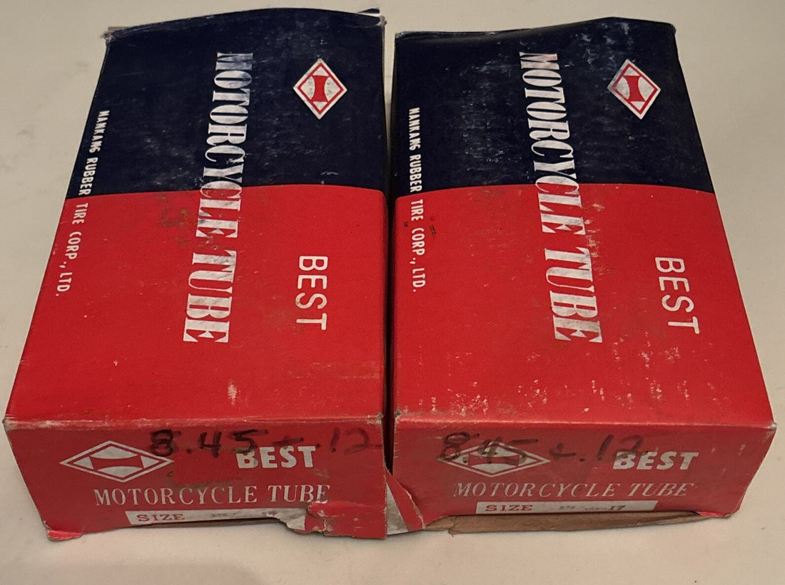 BEST MOTORCYCLE TUBES SET OF 2 SIZE 275/300-17 NEW