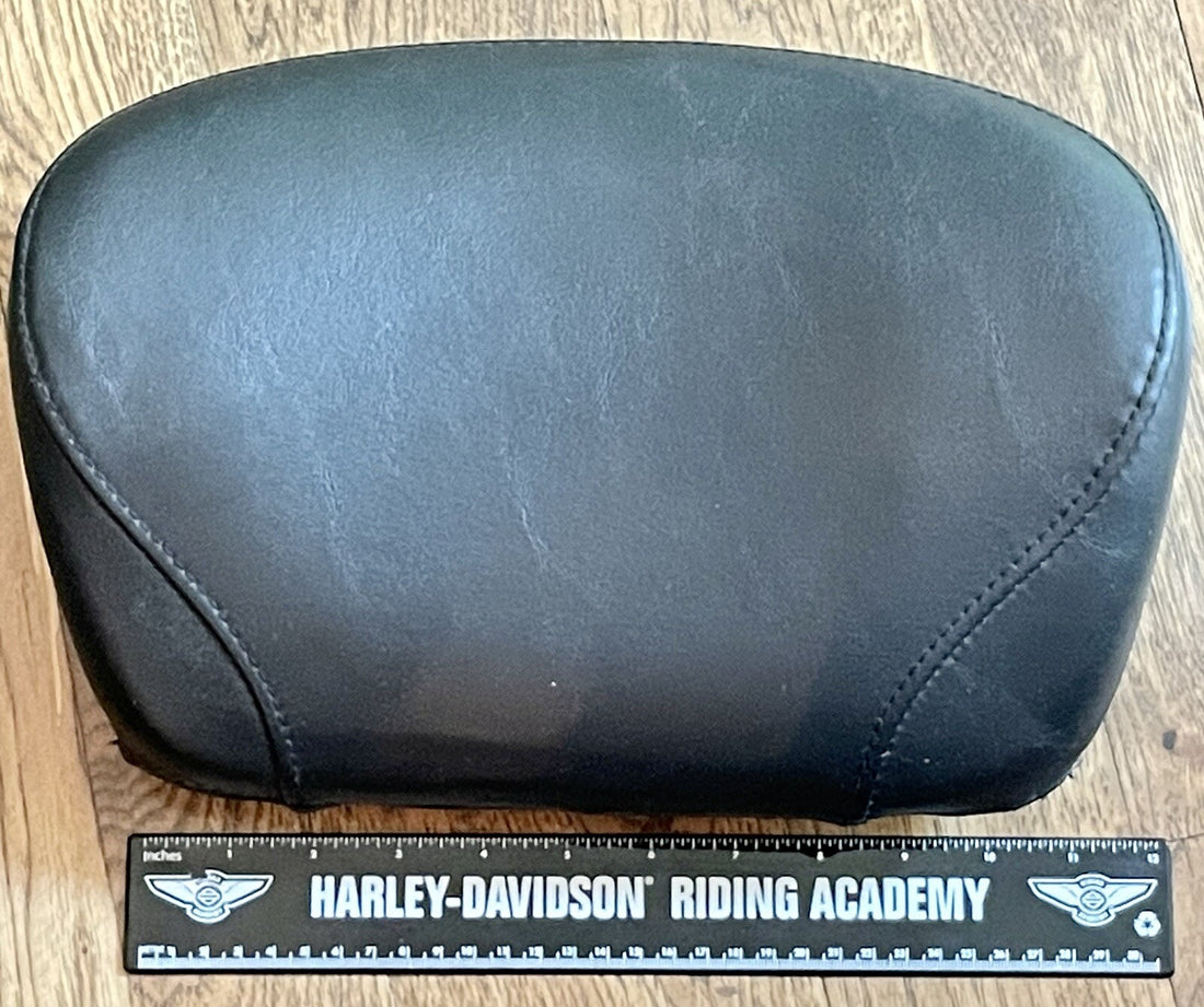 
  
  HARLEY PASSENGER BACKREST SISSY BAR PAD STITCH SOFTAIL DYNA SPORTSTER BACK REST
  
