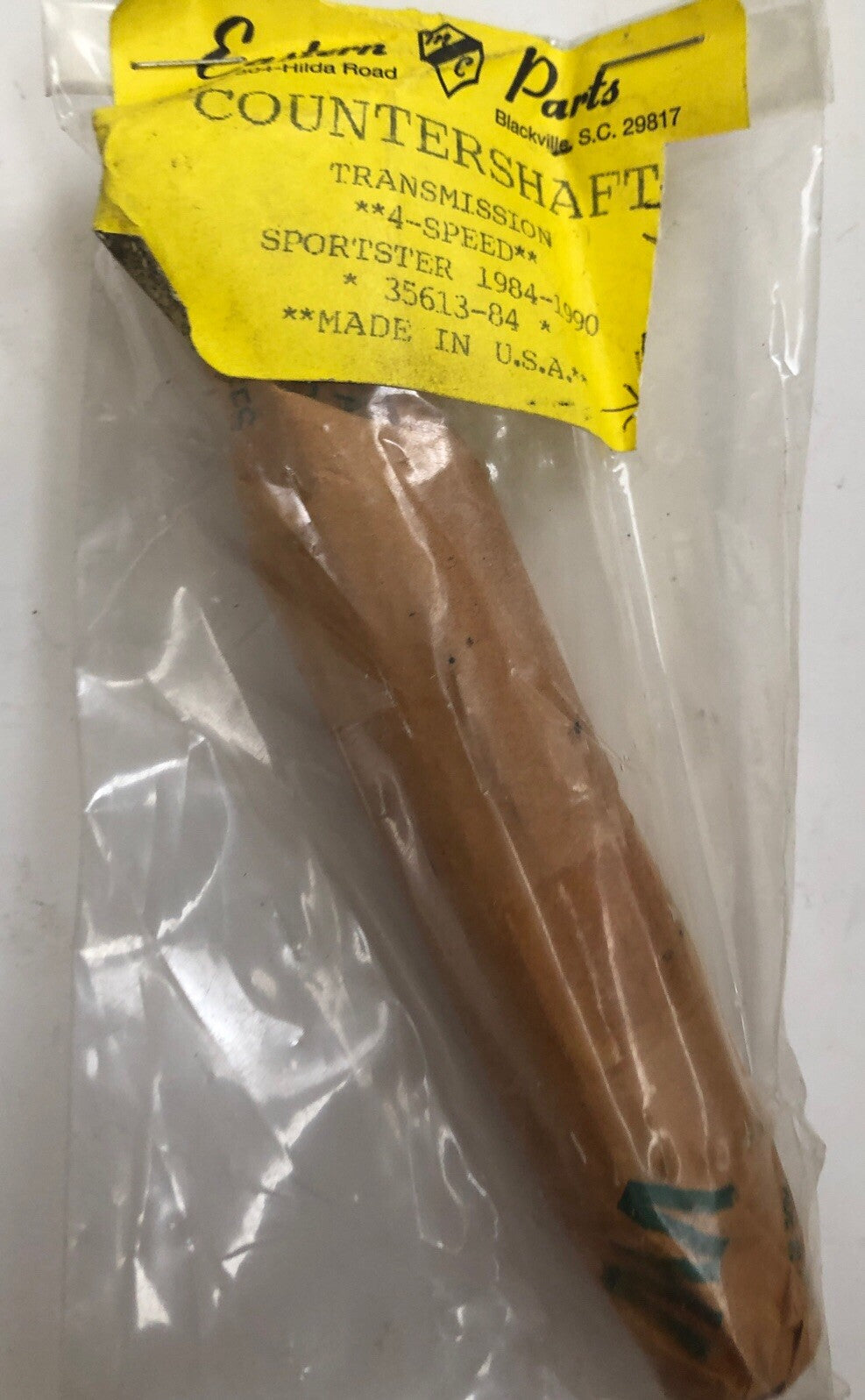 
  
  HARLEY 1984-1990 SPORTSTER  TRANSMISSION COUNTERSHAFT 4 SPEED   35613-84 NOS
  
