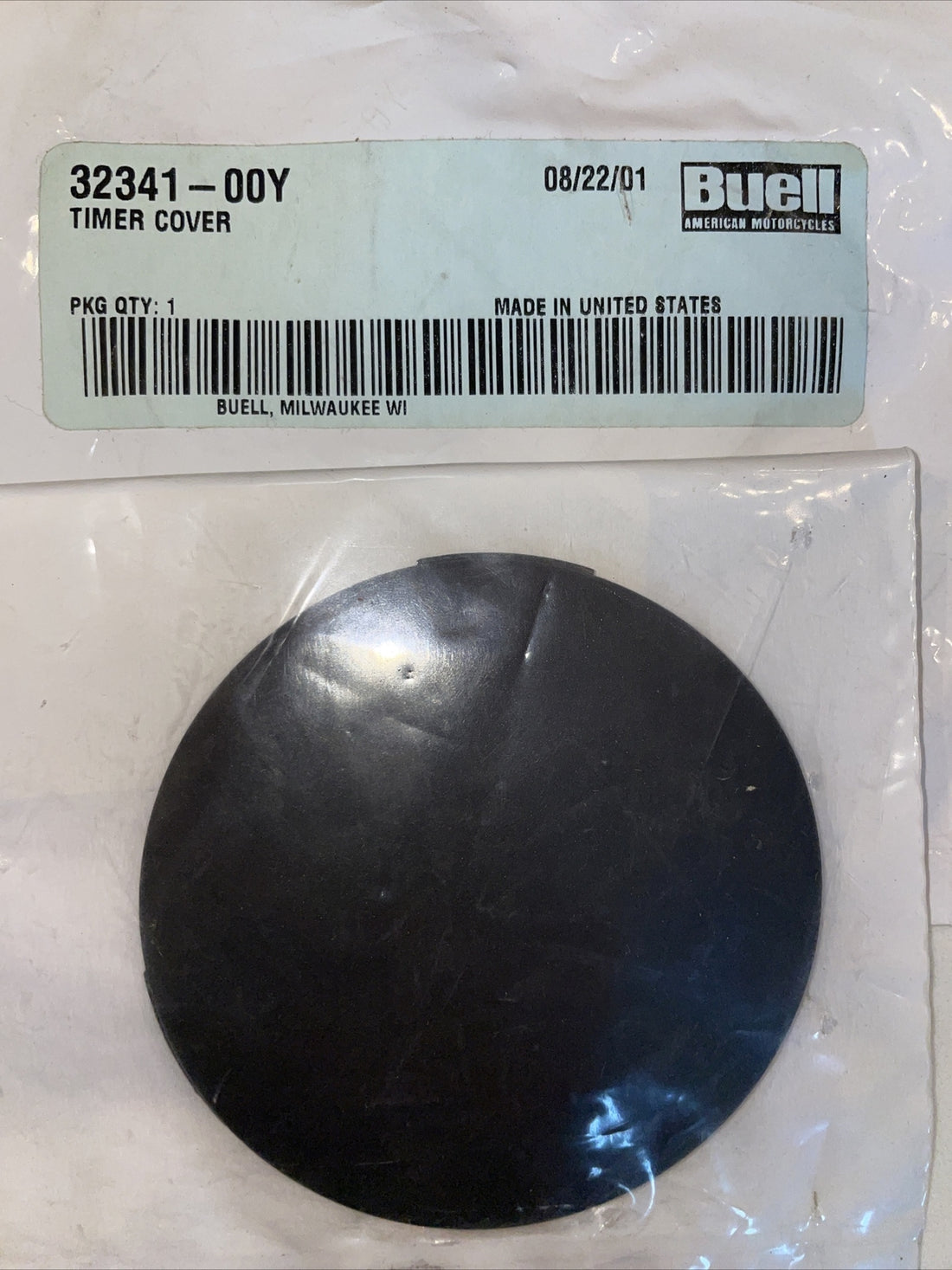 
  
  32341-00Y HARLEY-DAVIDSON TIMER COVER OEM NOS
  
