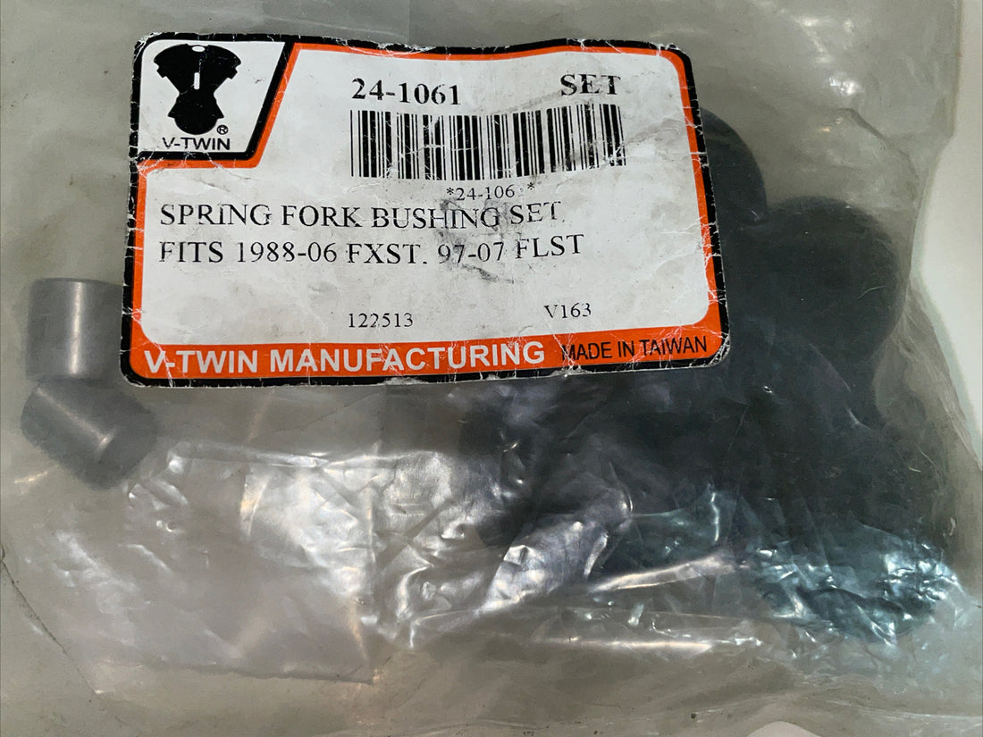 
  
  24-1061 V-TWIN 1988-2006 FXST 1997-2007 FLST SPRING FORK BUSHING SET NOS
  
