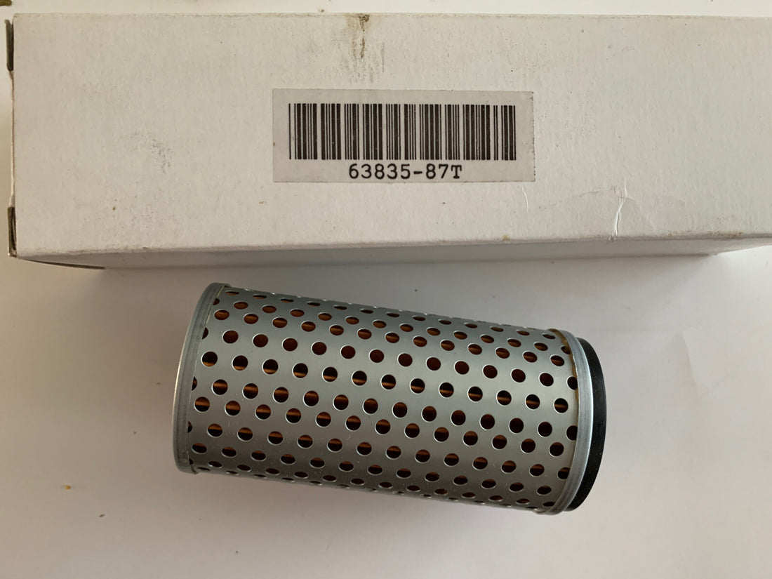 
  
  63835-87T     HARLEY-DAVIDSON  1953- LATER   OIL FILTER ELEMENT   NOS
  
