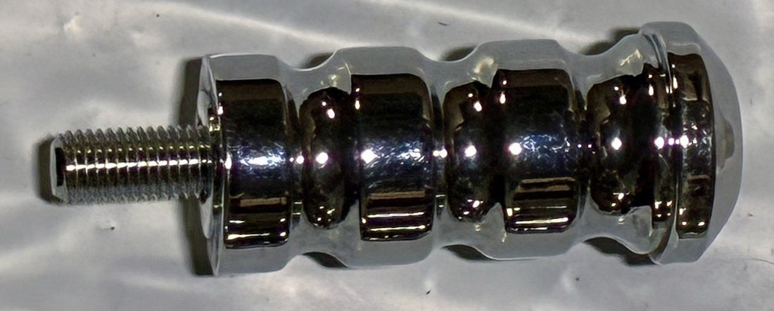 
  
  CHROME GROOVED SHIFTER PEG FOR HARLEY-DAVIDSON NEW NOS
  
