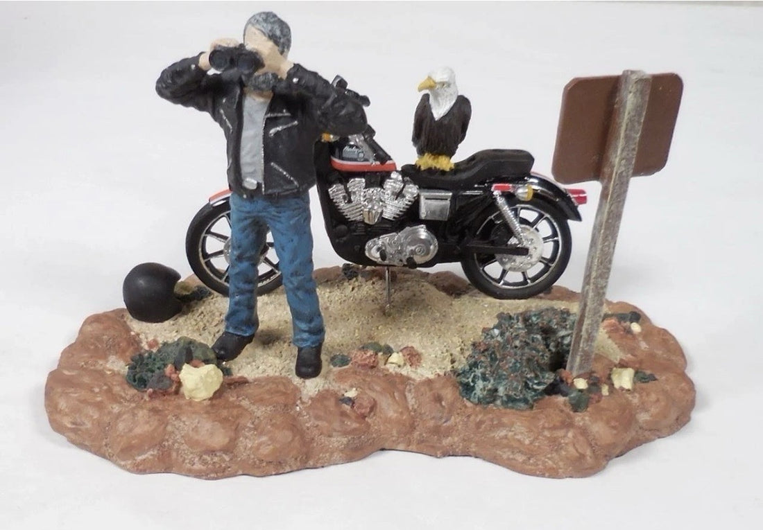 
  
  HARLEY-DAVIDSON EAGLE LOOKOUT SCULPTURE ERTL LIMITED EDITION NOS
  
