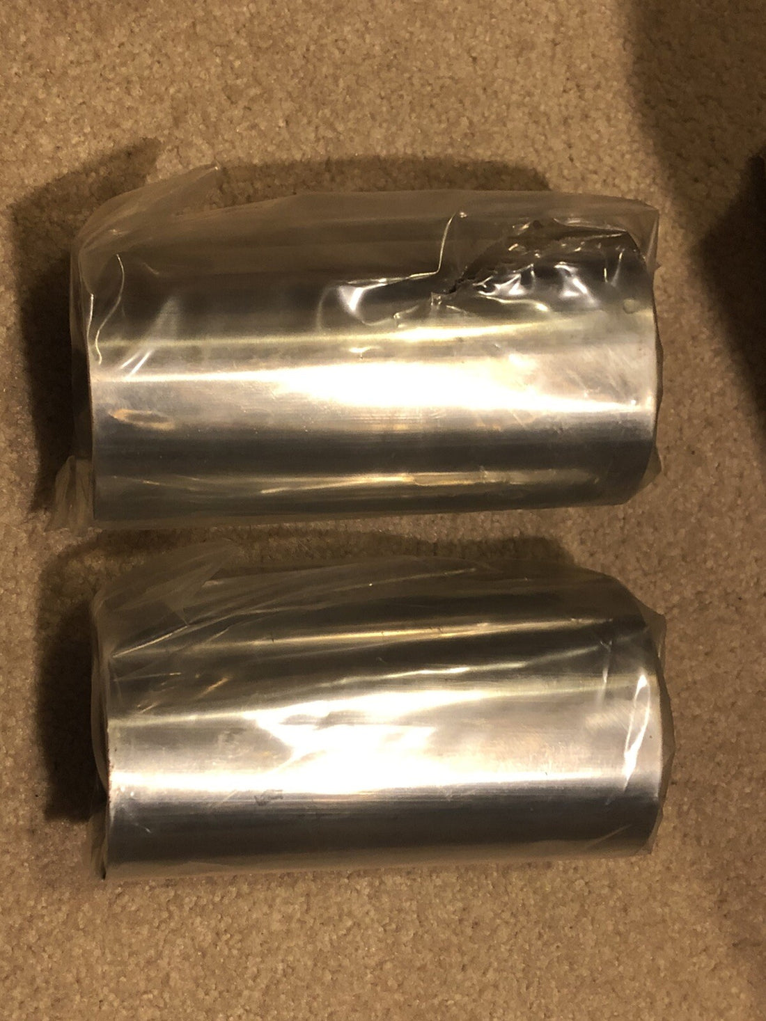 
  
  NTO HARLEY-DAVIDSON S/S FORK TUBE SLIDER COVERS 1986-1995  FLST, FLSTF ,HERITAGE
  
