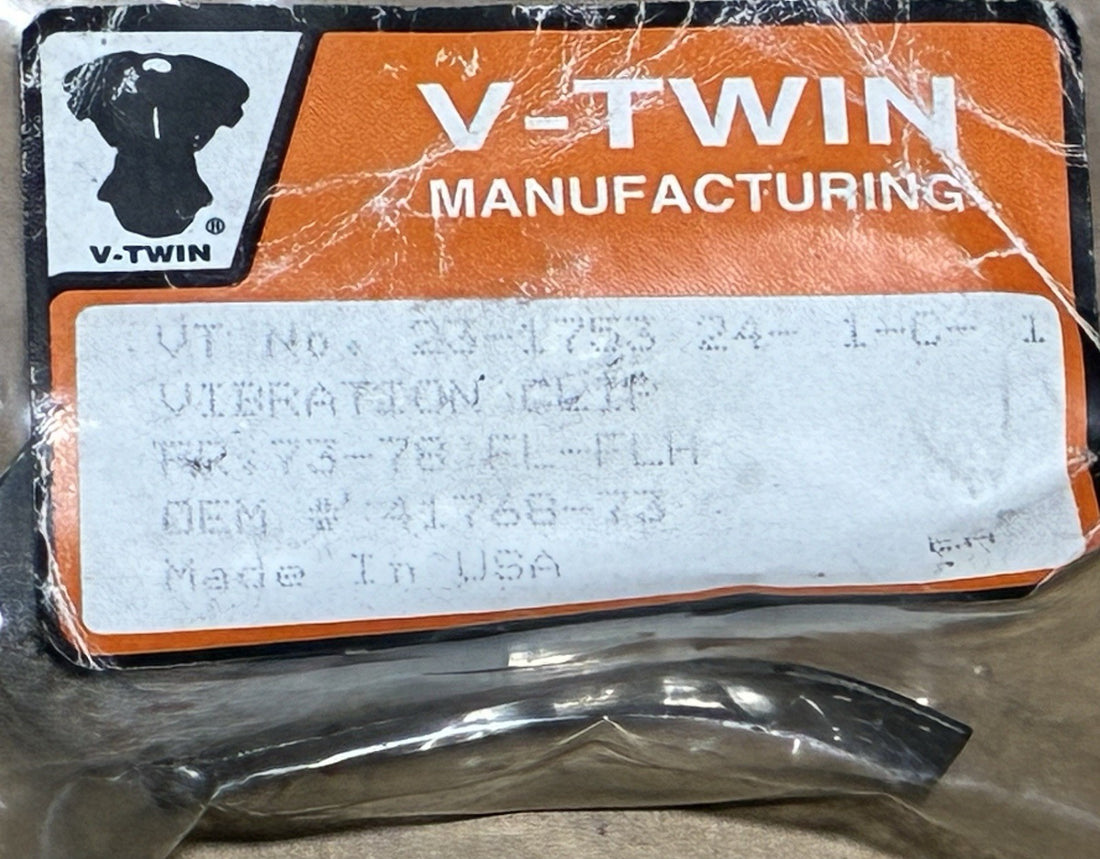 
  
  ANTI-VIBRATION KIT FOR FRONT BRAKE CALIPER 73-78 FL FLH HARLEY 41768-73 NOS
  

