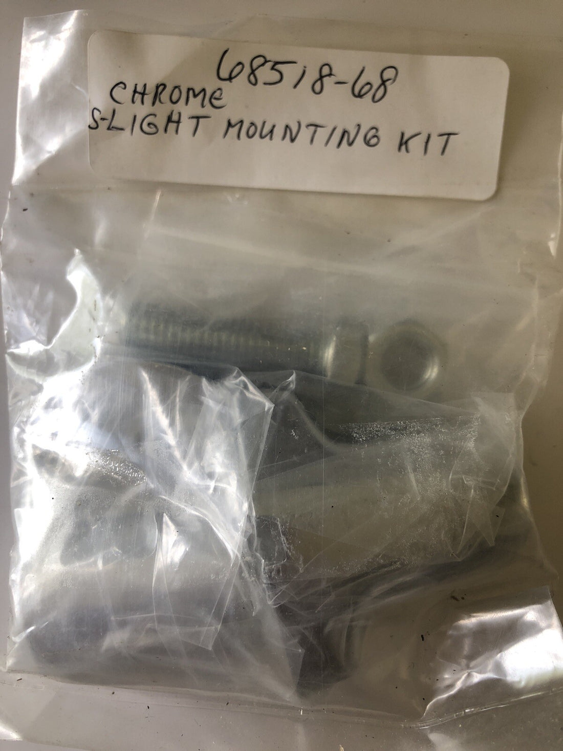 
  
  68518-68   HARLEY- CHROME SPOTLIGHT MOUNTING KIT OEM NOS
  
